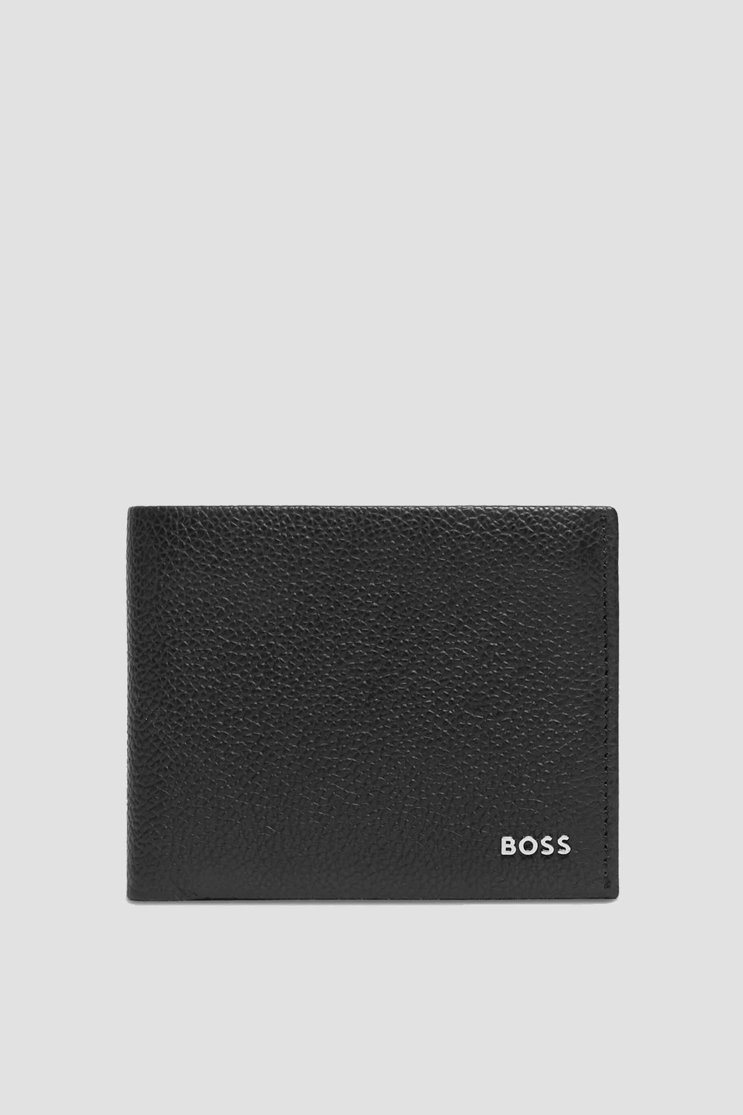 Чоловічий чорний шкіряний гаманець BOSS 50499248;001