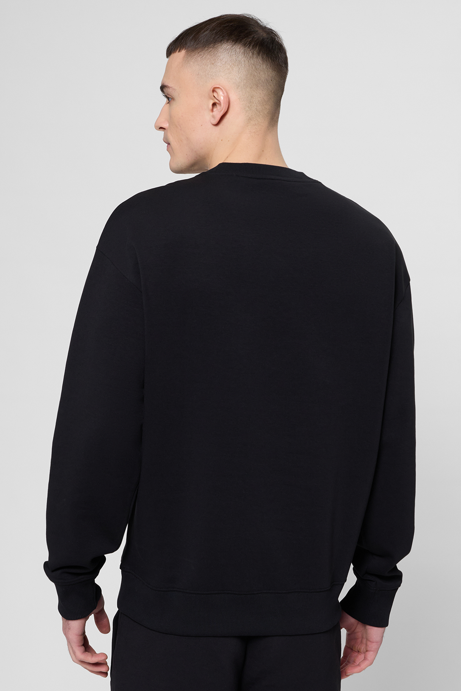 Чоловічий чорний світшот HUGO 50533689;002