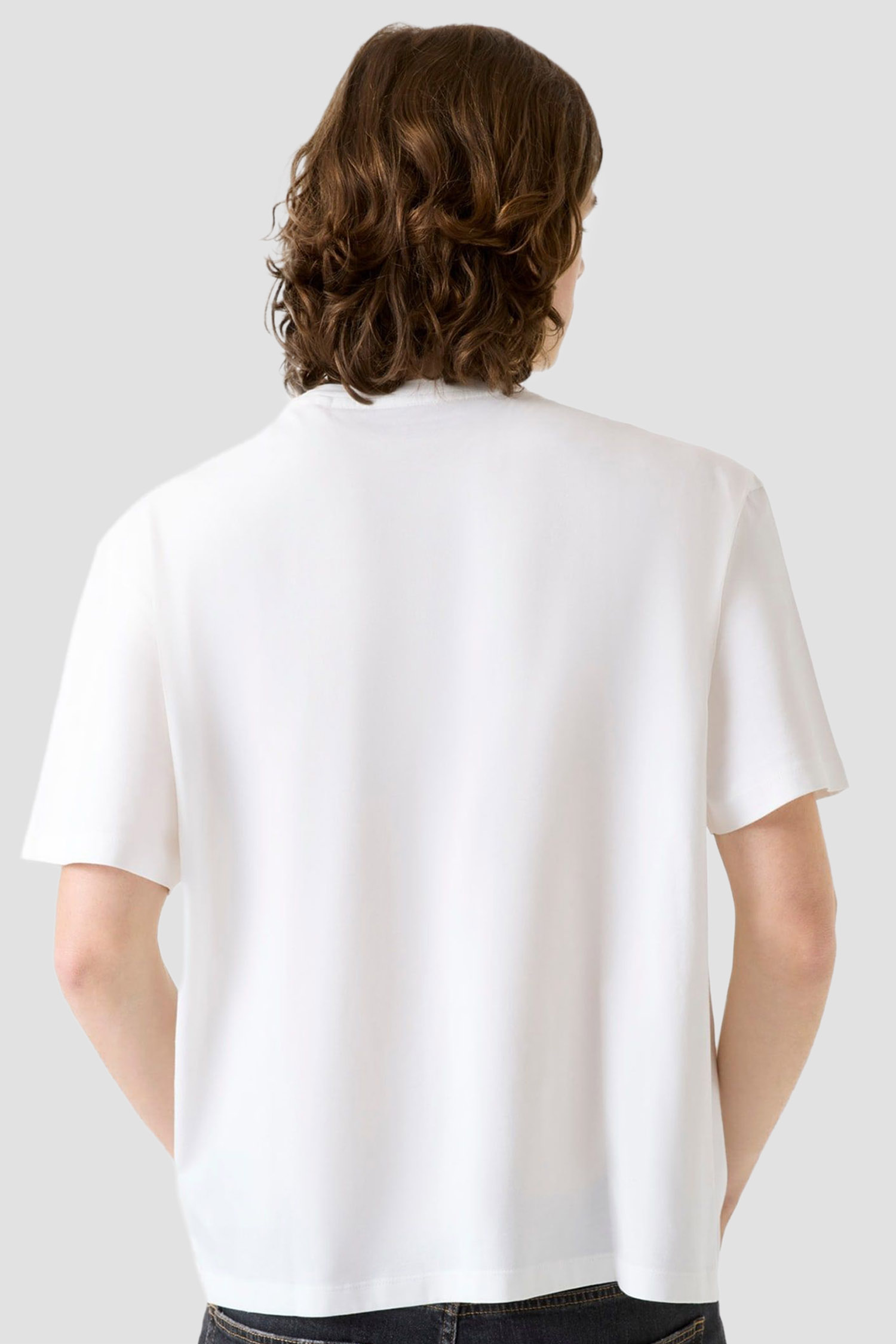 Чоловіча біла футболка Guess Jeans M6RI45.K8HM0;G046