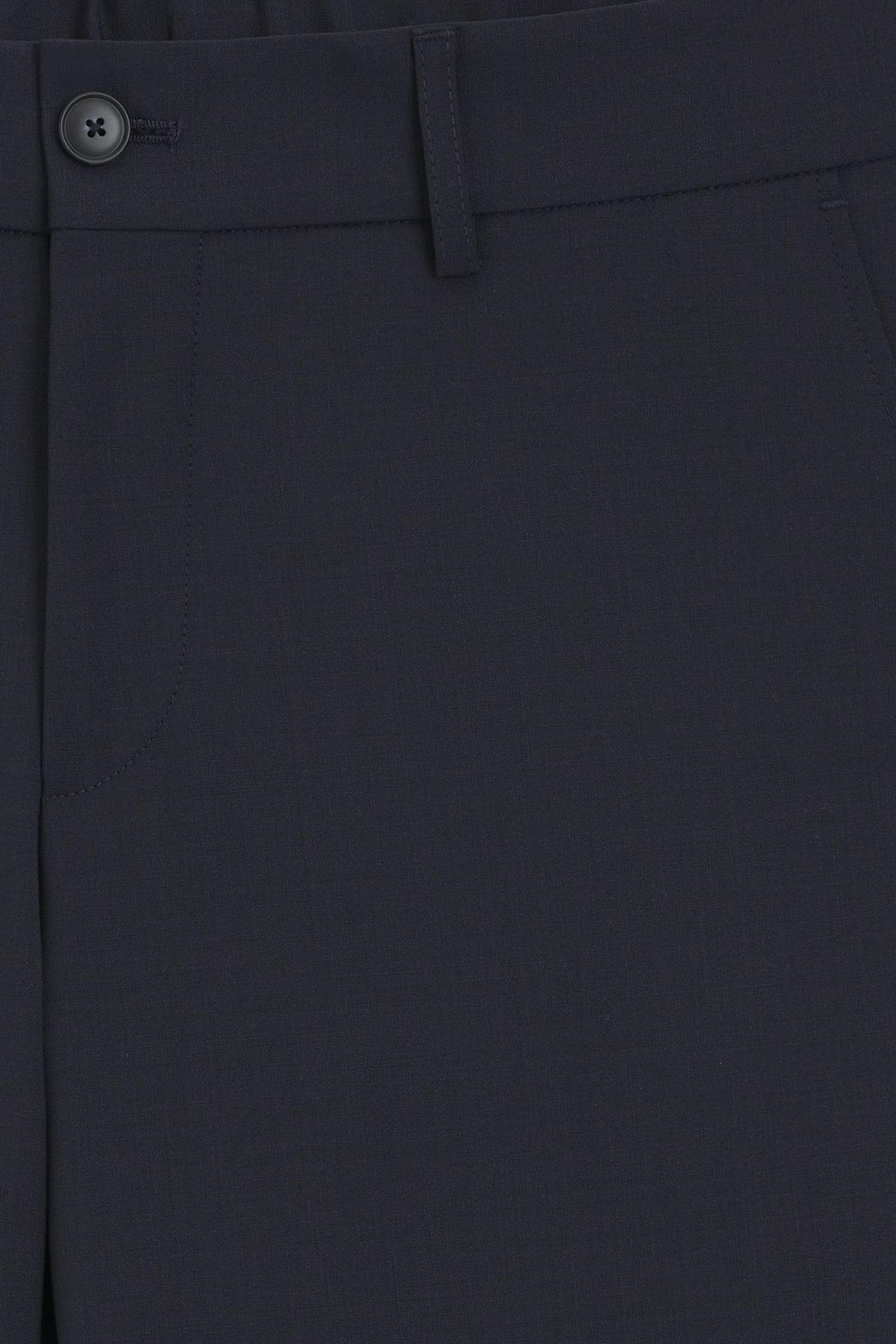 Чоловічі темно-сині вовняні брюки BOSS 50556758;404