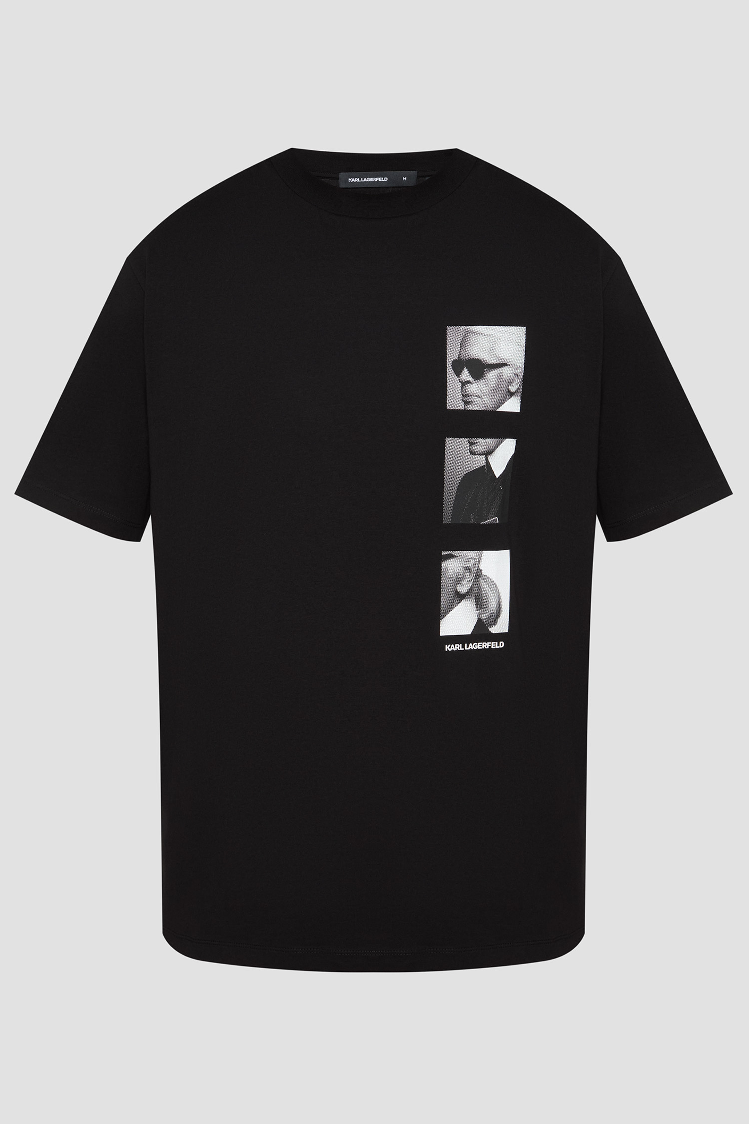 Чоловіча чорна футболка Karl Lagerfeld 554225.755139;990