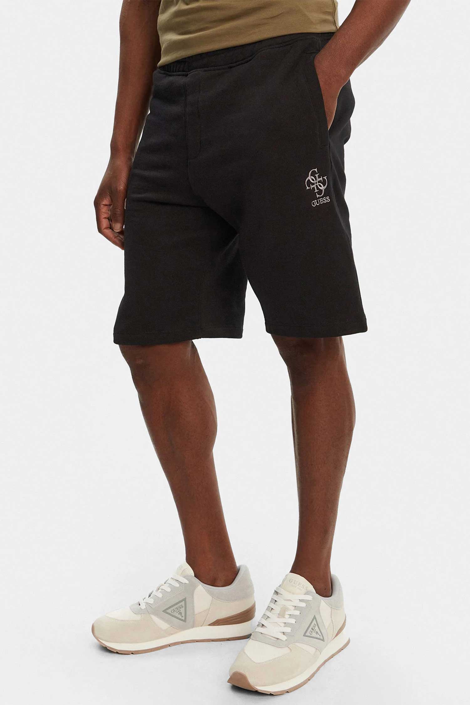 Чоловічі чорні шорти Guess M5GD10.KCN01;JBLK