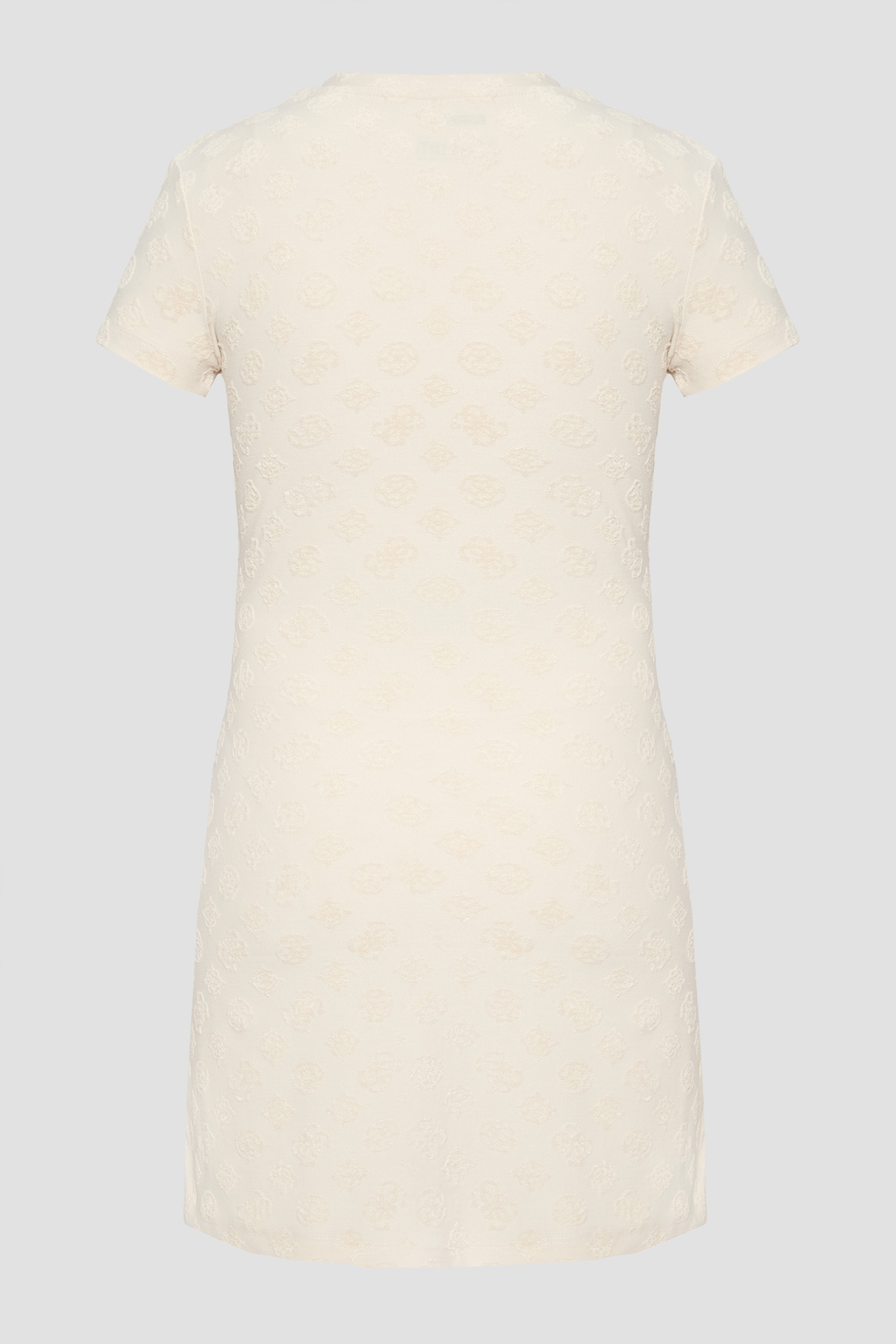 Женское бежевое платье с узором Guess V5GK07.KCT02;FNFN