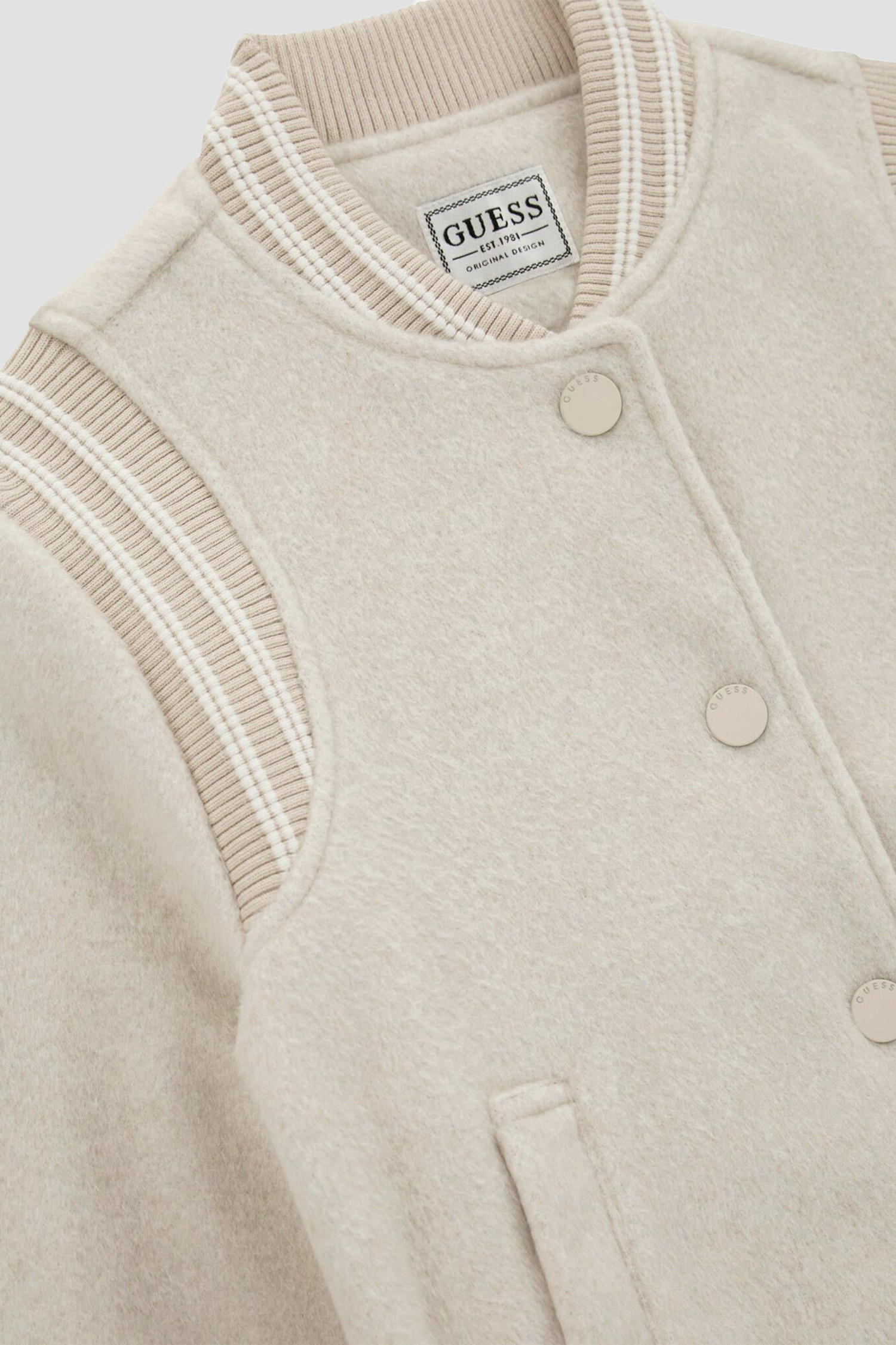 Детский бежевый бомбер Guess Kids J4RL13.WFWS2;F14X
