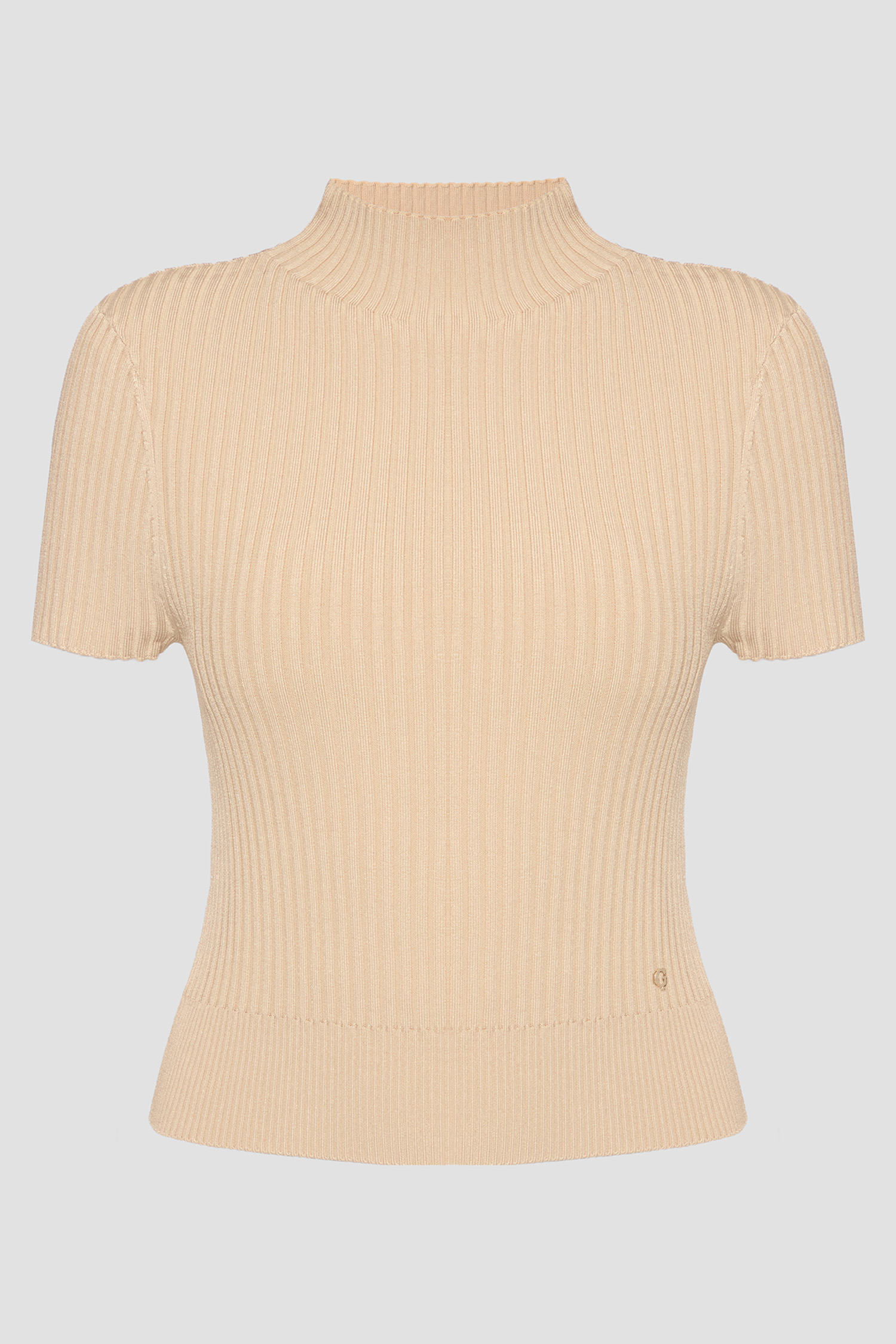 Жіночий бежевий гольф Guess W5YR04.Z0040;G1L7