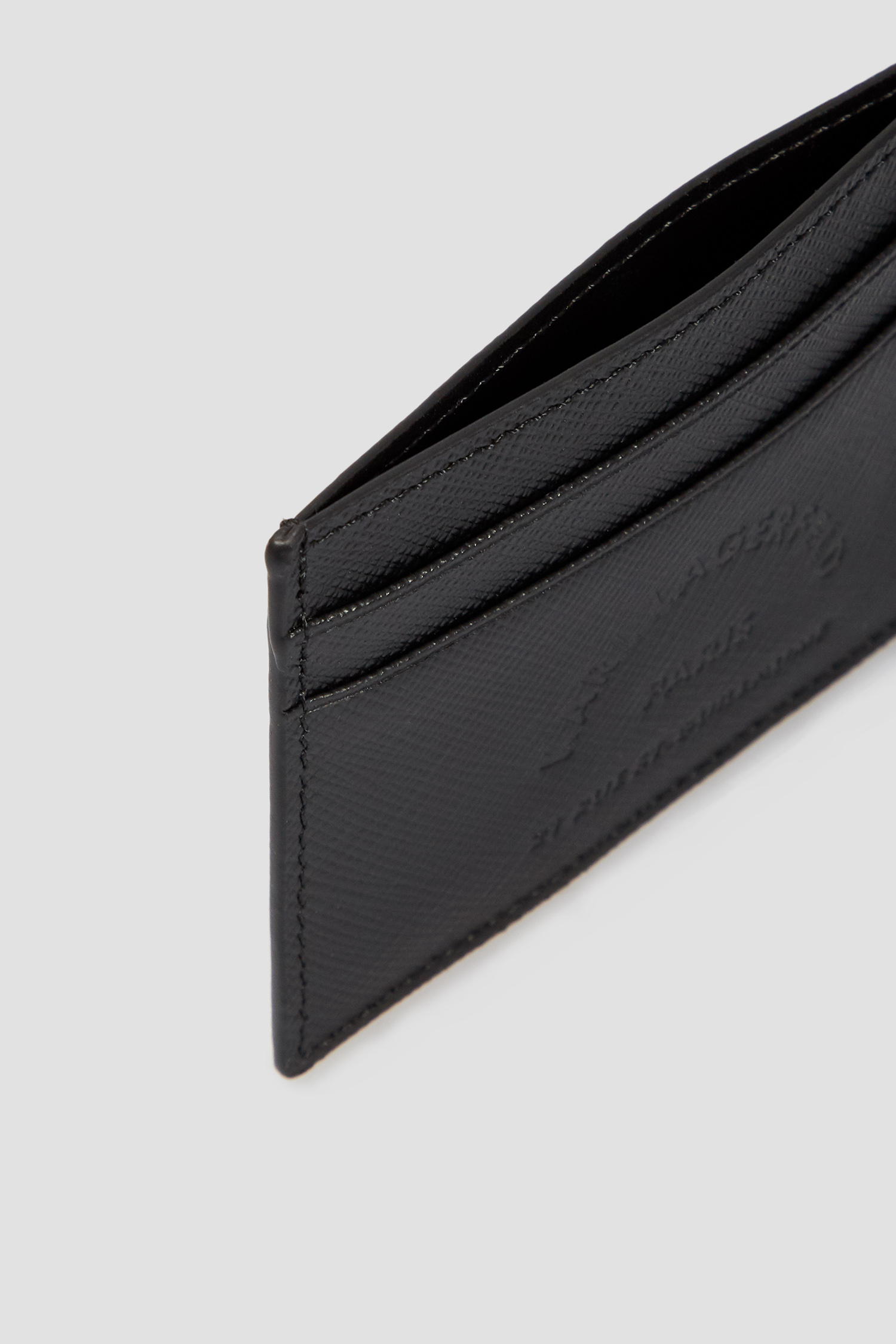 Мужской черный кожаный кардхолдер Karl Lagerfeld 521452.815417;990