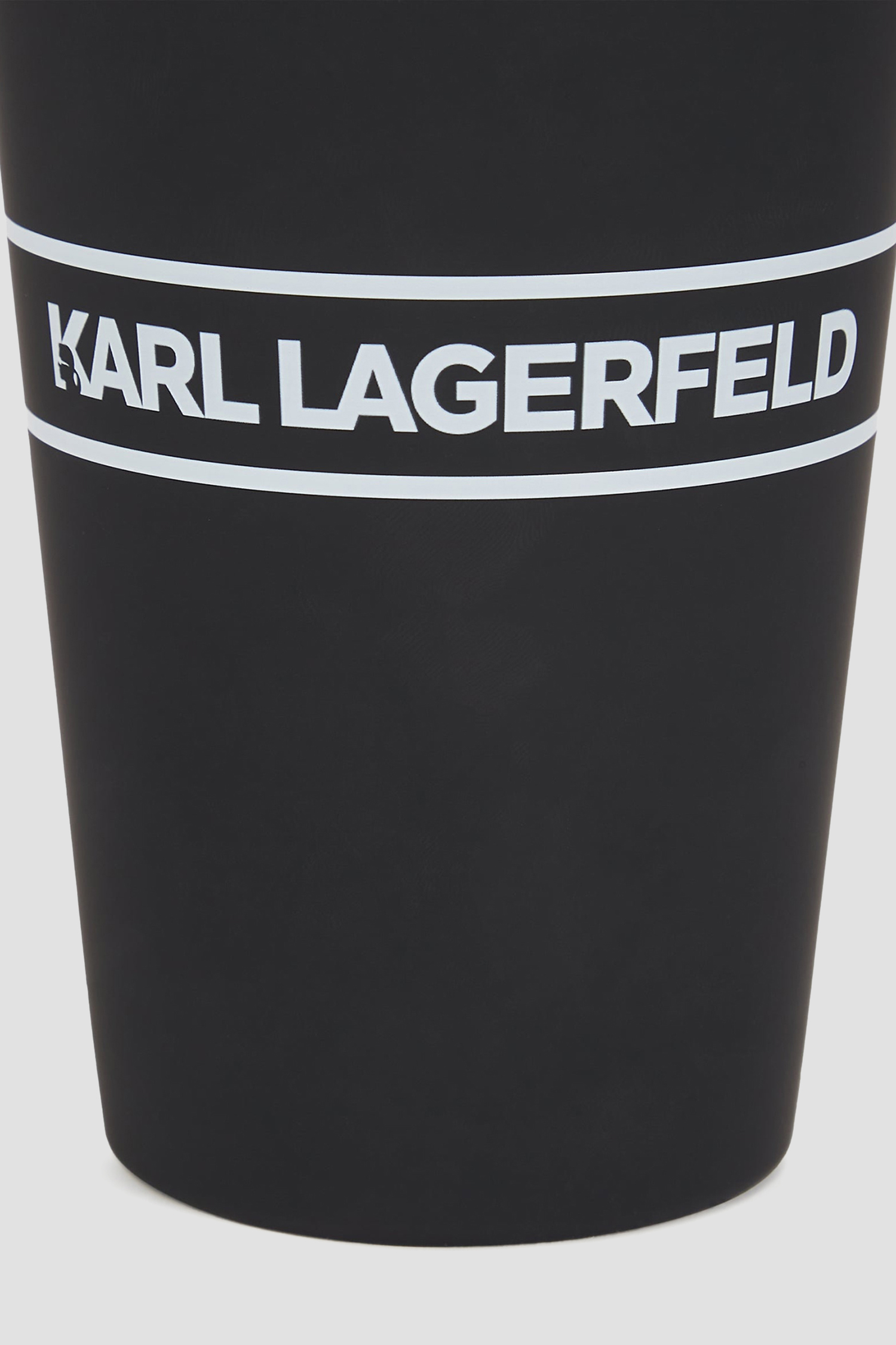 Черный стакан с трубочкой Karl Lagerfeld A1M42033;999