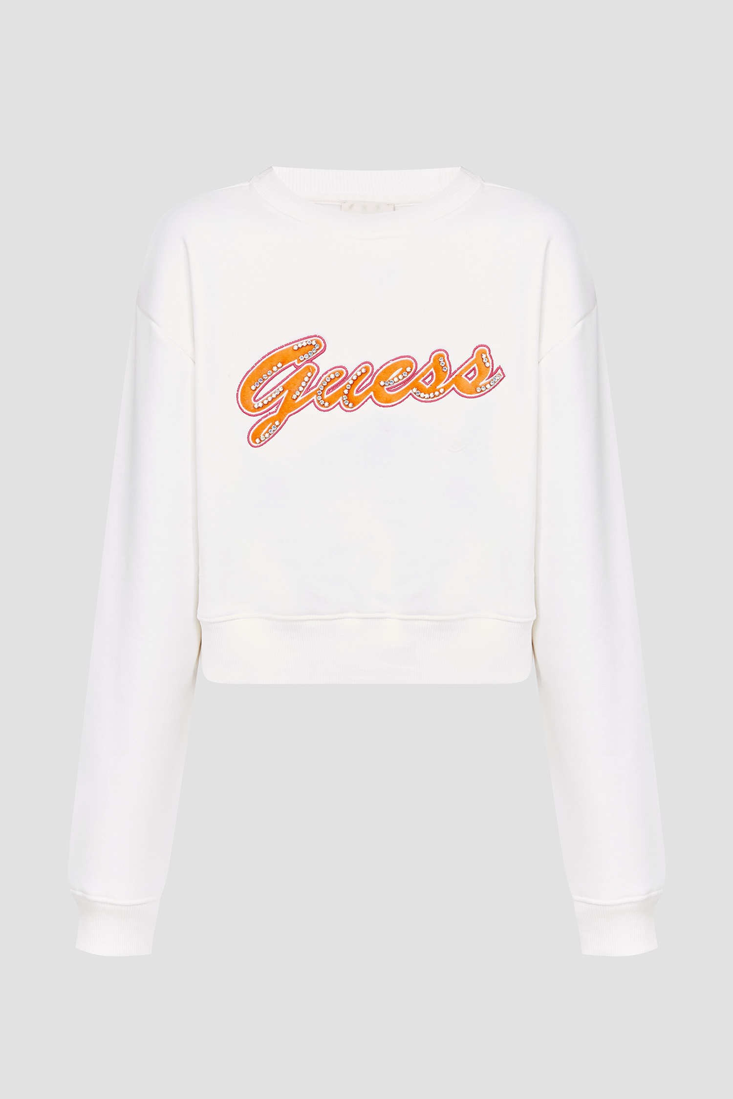 Жіночий білий світшот Guess W3BQ13.KB681;G012