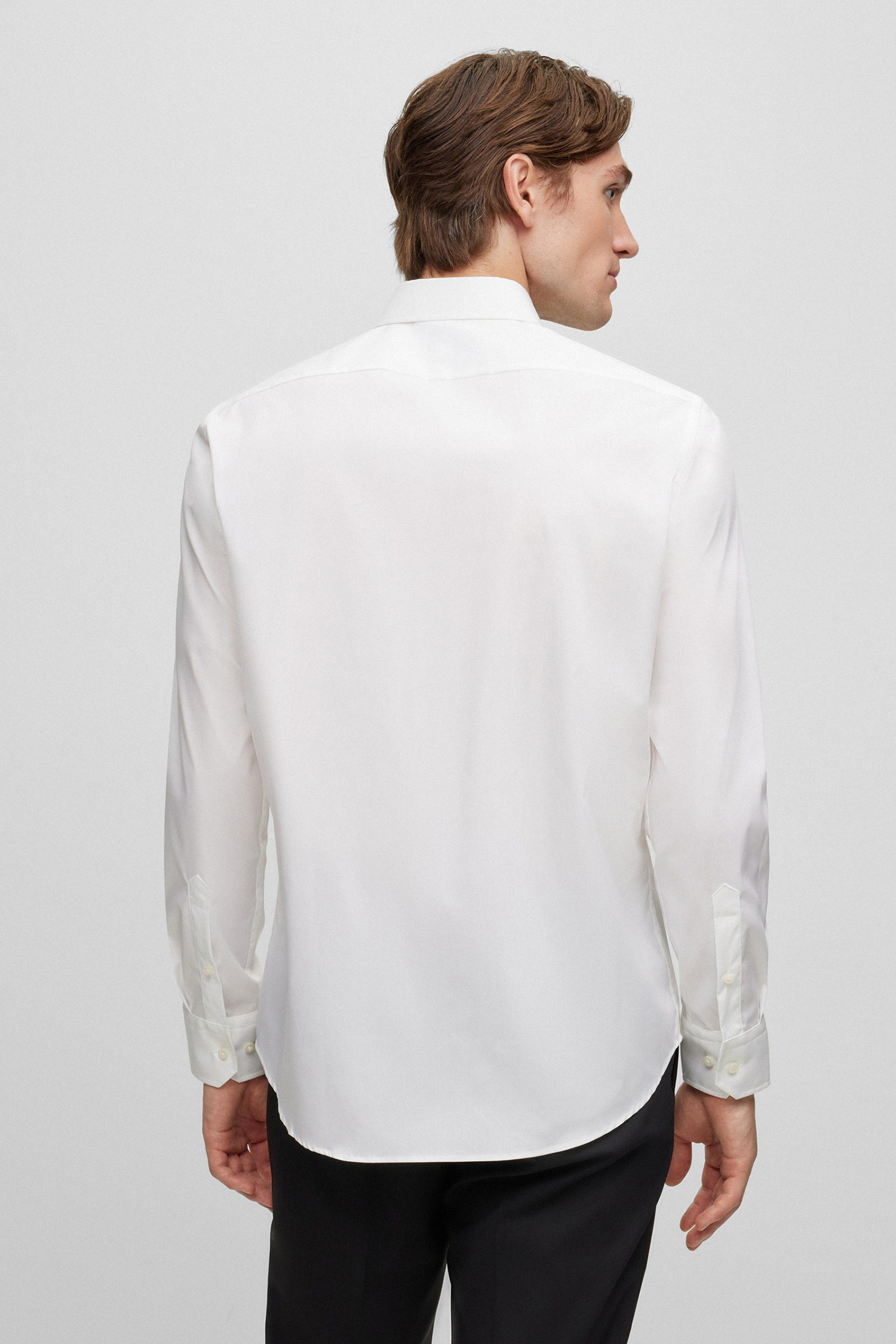 Мужская белая рубашка BOSS 50473265;100