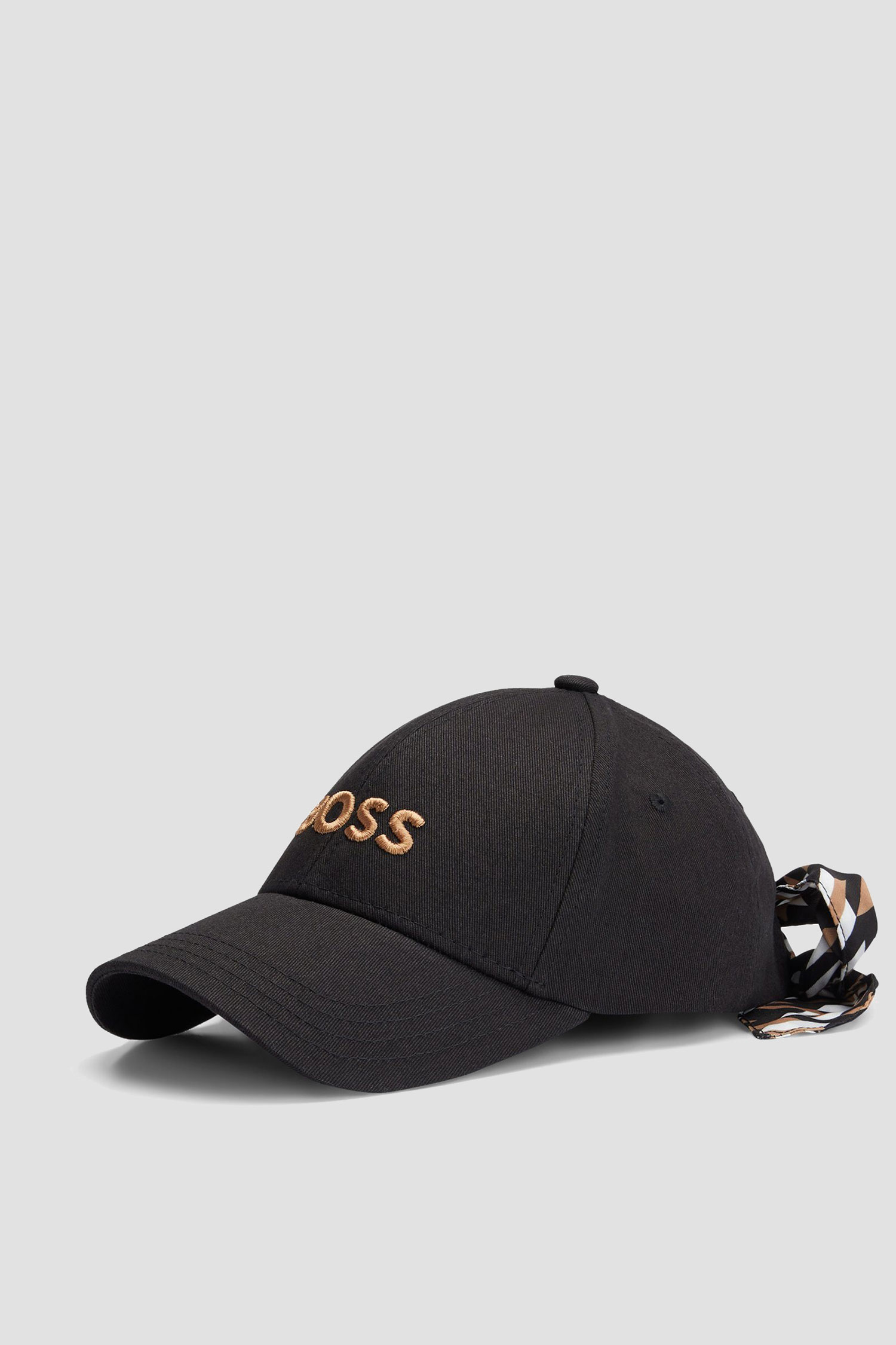 Женская черная кепка BOSS 50499524;001