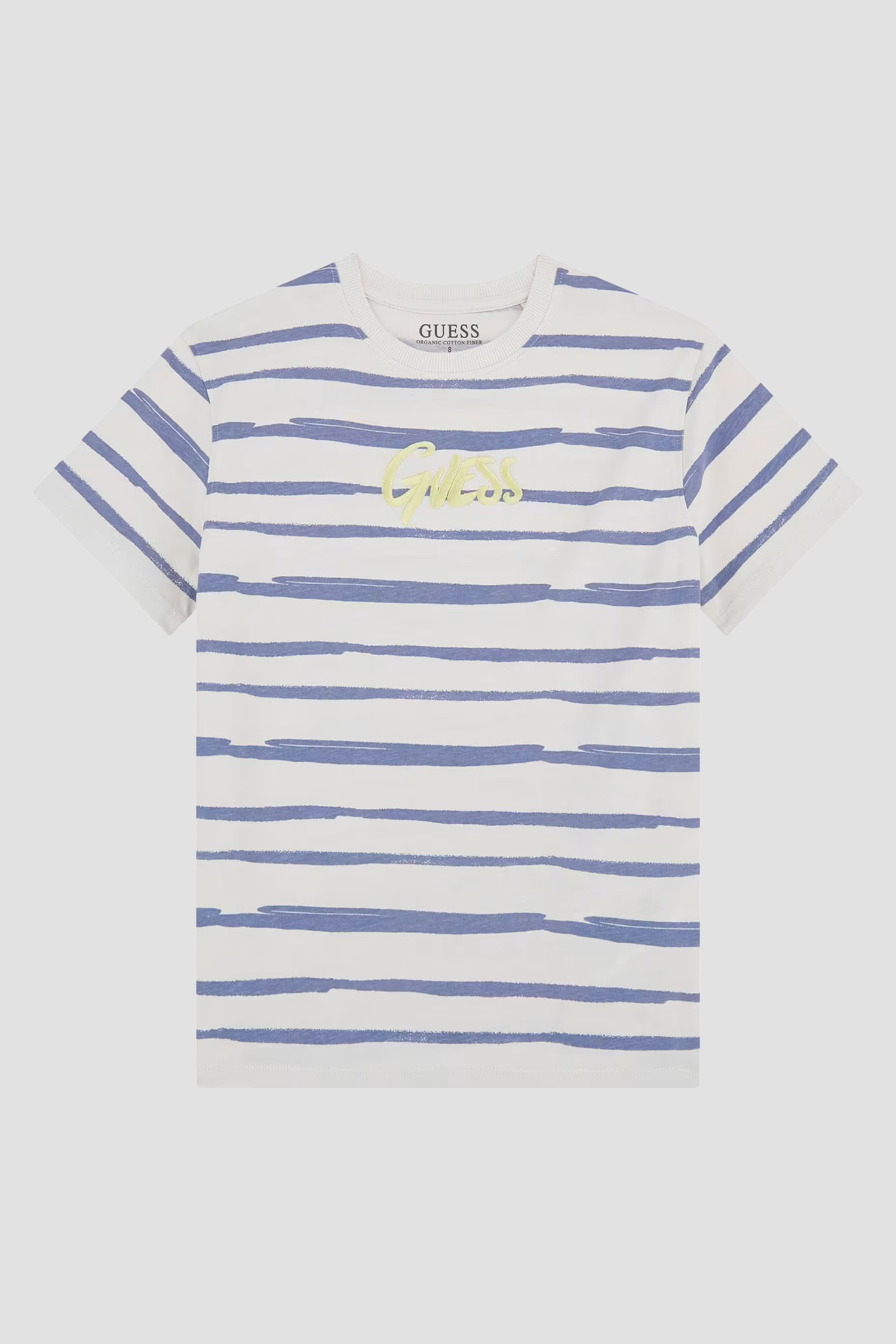 Детская белая футболка в полоску Guеss Kids L5GI16.K8HM4;PJ10