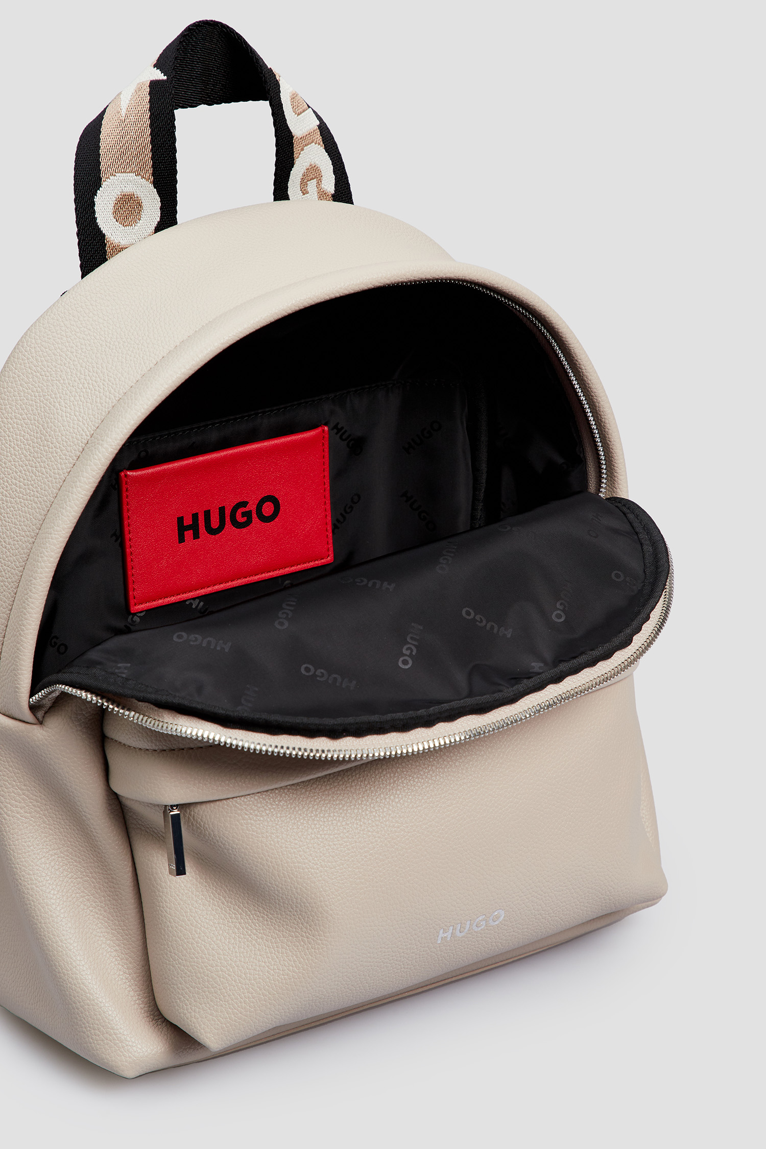 Женский бежевый рюкзак HUGO 50492173;031