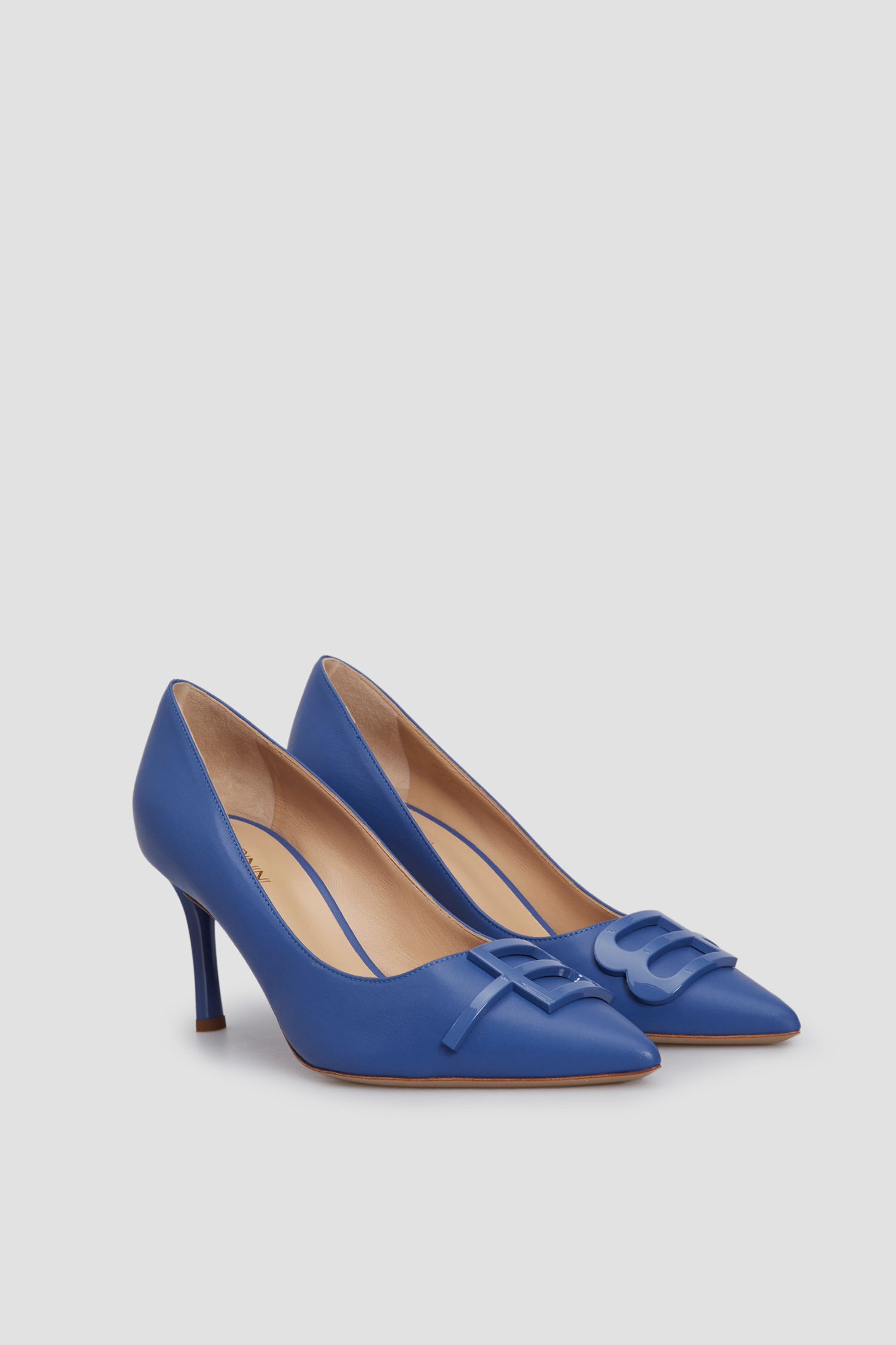 Жіночі сині шкіряні човники BALDININI D4B002P7VITE;1092