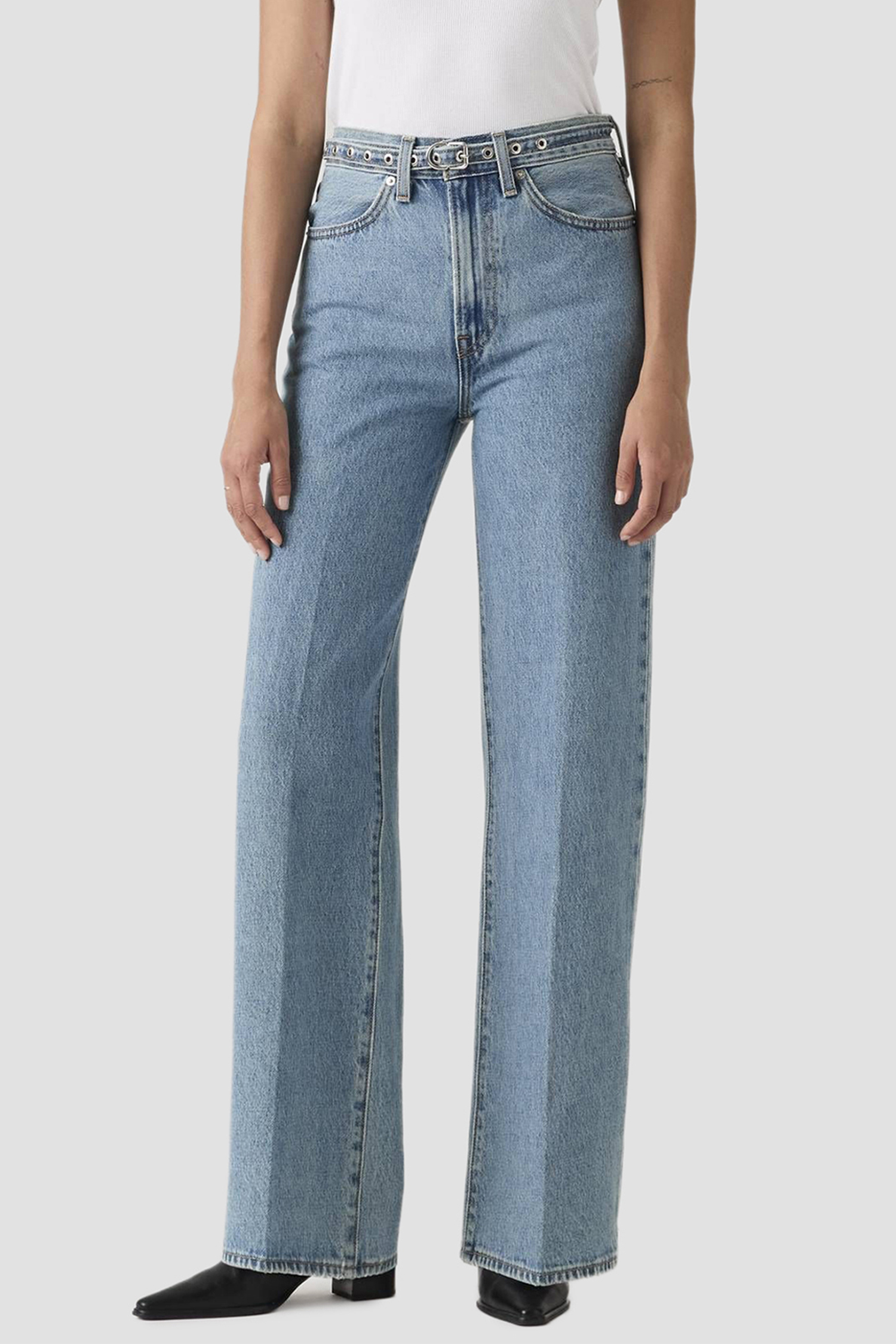 Женские голубые джинсы Ribcage Levi’s® 005LK;0000