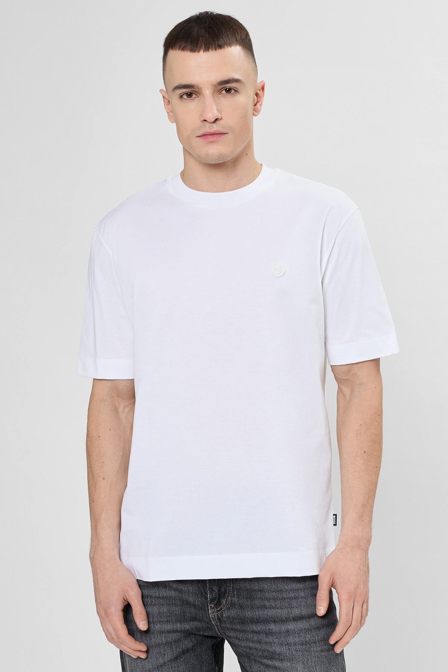 Чоловіча біла футболка BOSS 50559050;100