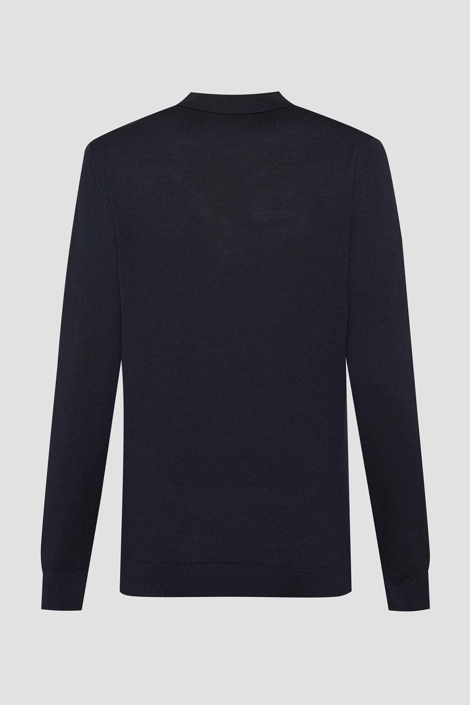 Чоловіче темно-синє вовняне поло Karl Lagerfeld 554399.655007;690