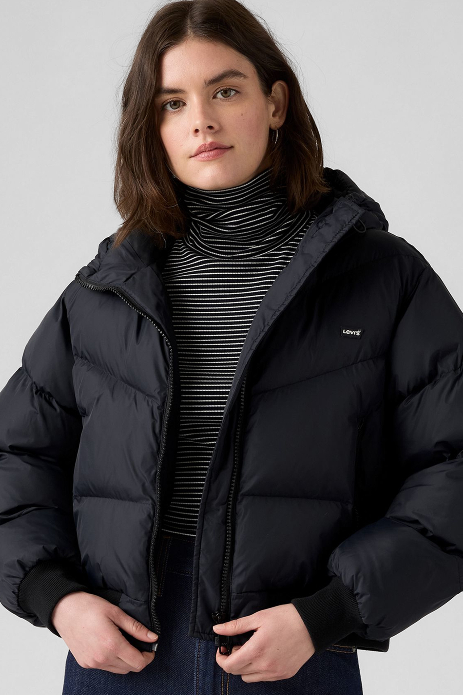 Женская черная куртка Levi’s® 003FW;0000