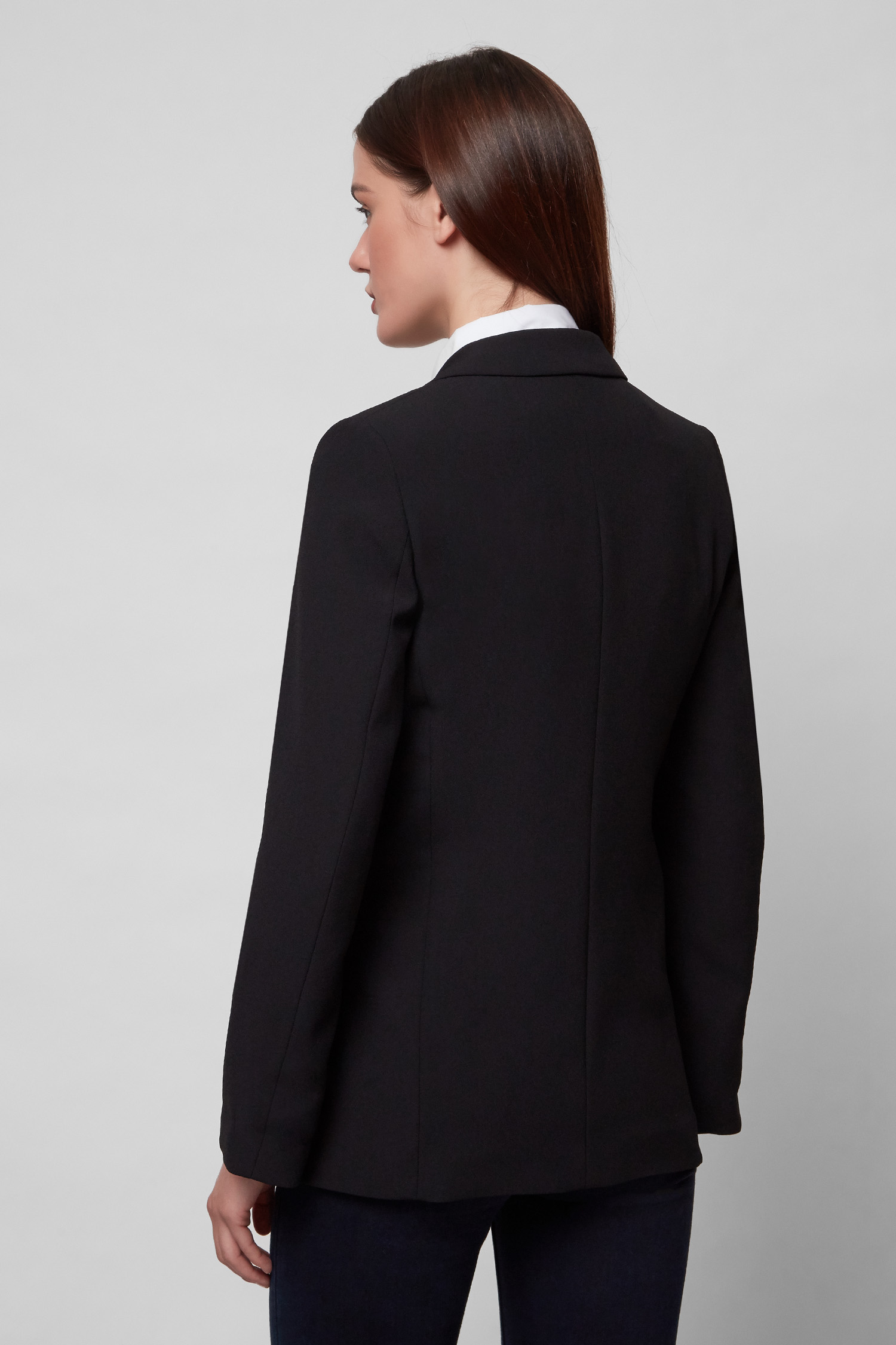 Женский черный жакет HUGO 50458435;001