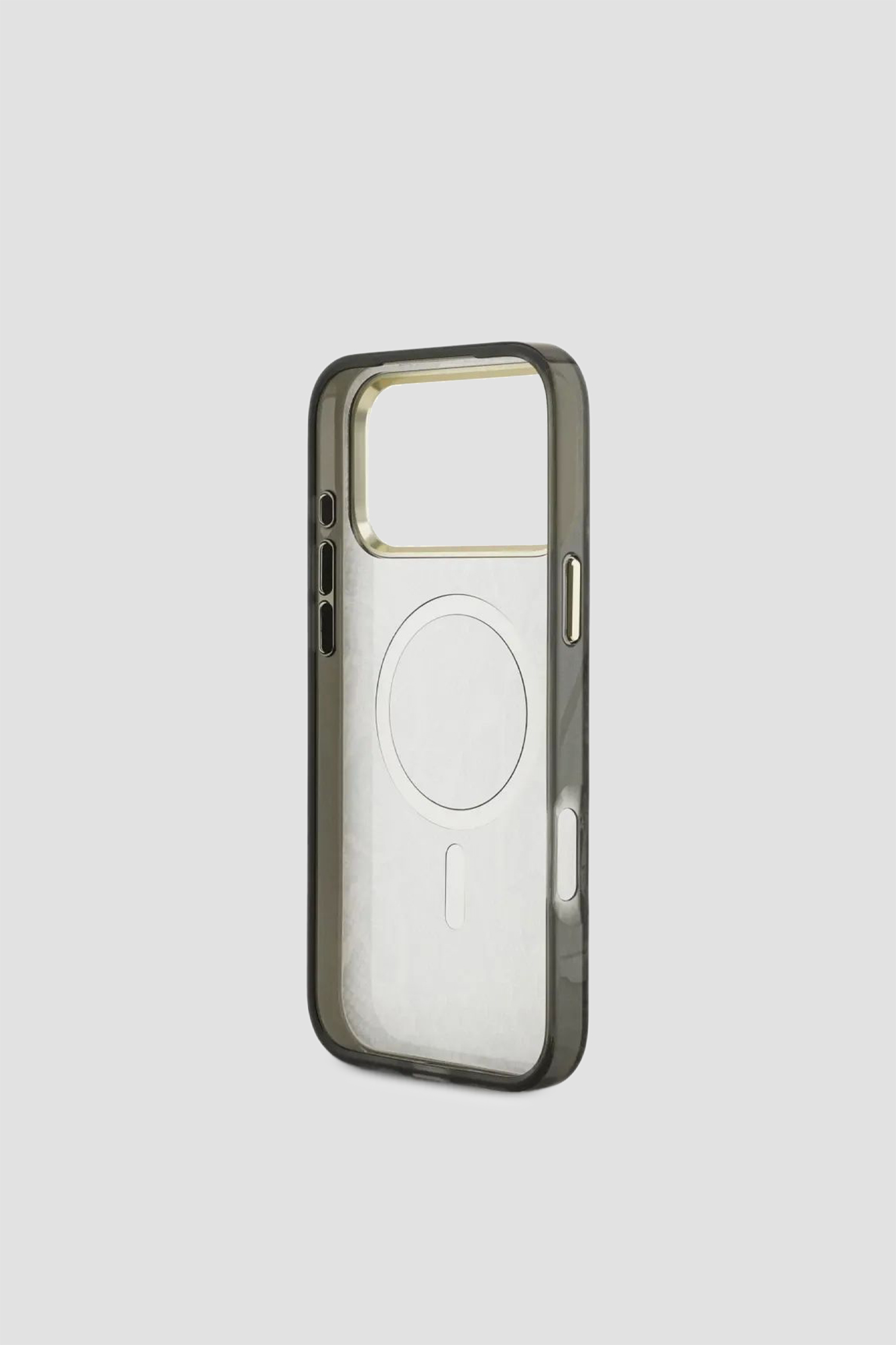 Темно-сірий чохол для телефону iPhone 17 Pro Max з візерунком Guess GUHMP.17XHIMPYGK;BLACK