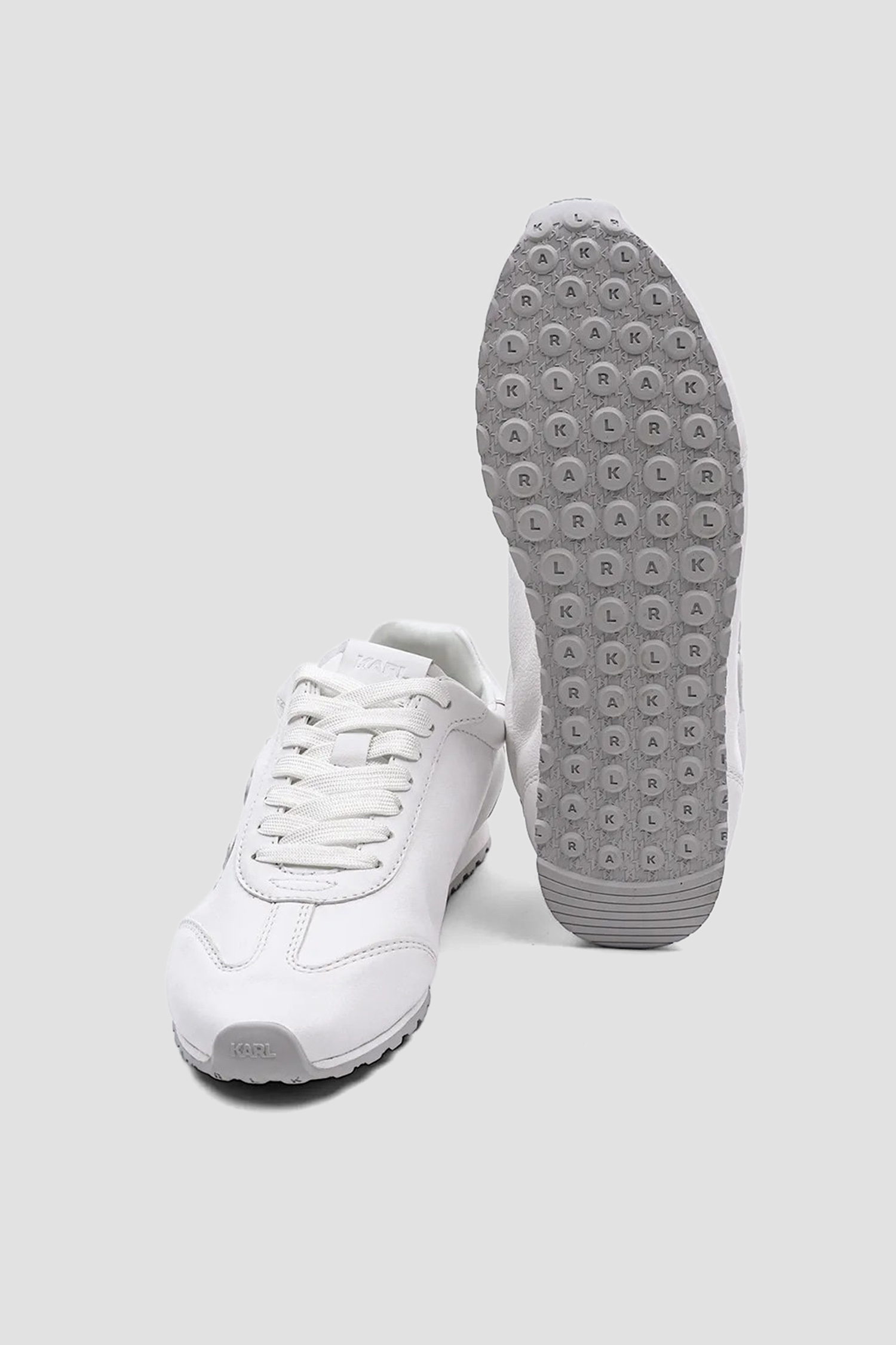 Жіночі білі шкіряні кросівки Karl Lagerfeld KL65911A;011