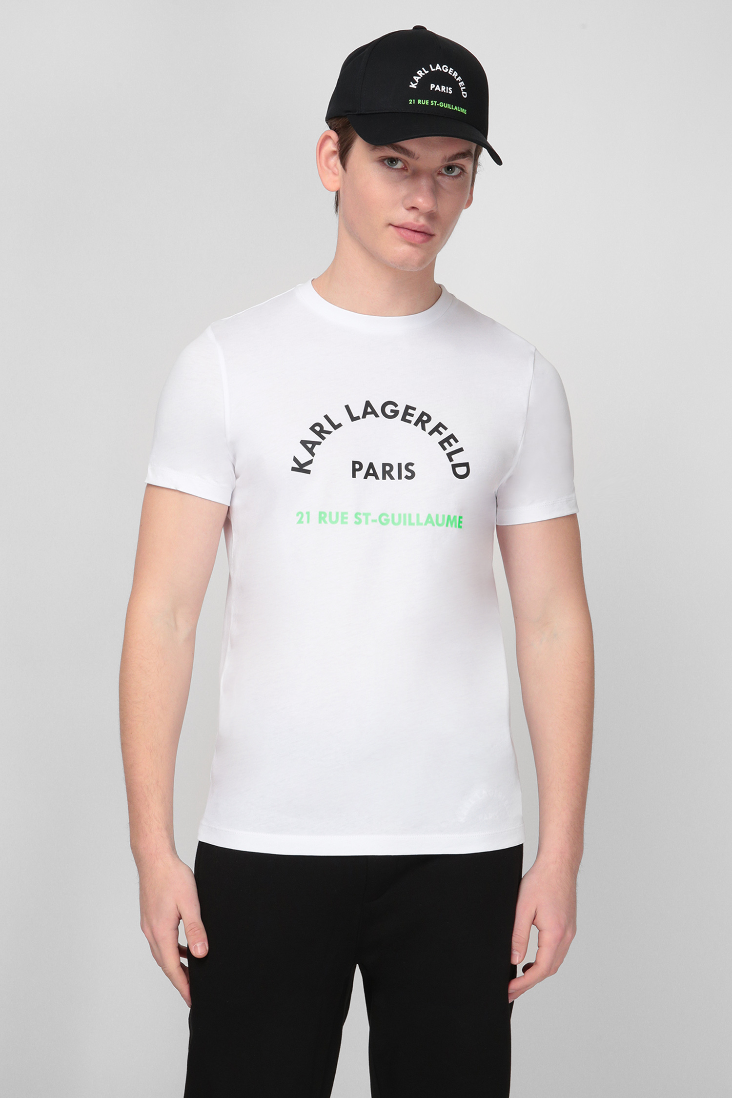 Біла футболка для хлопців Karl Lagerfeld 511224.755090;10
