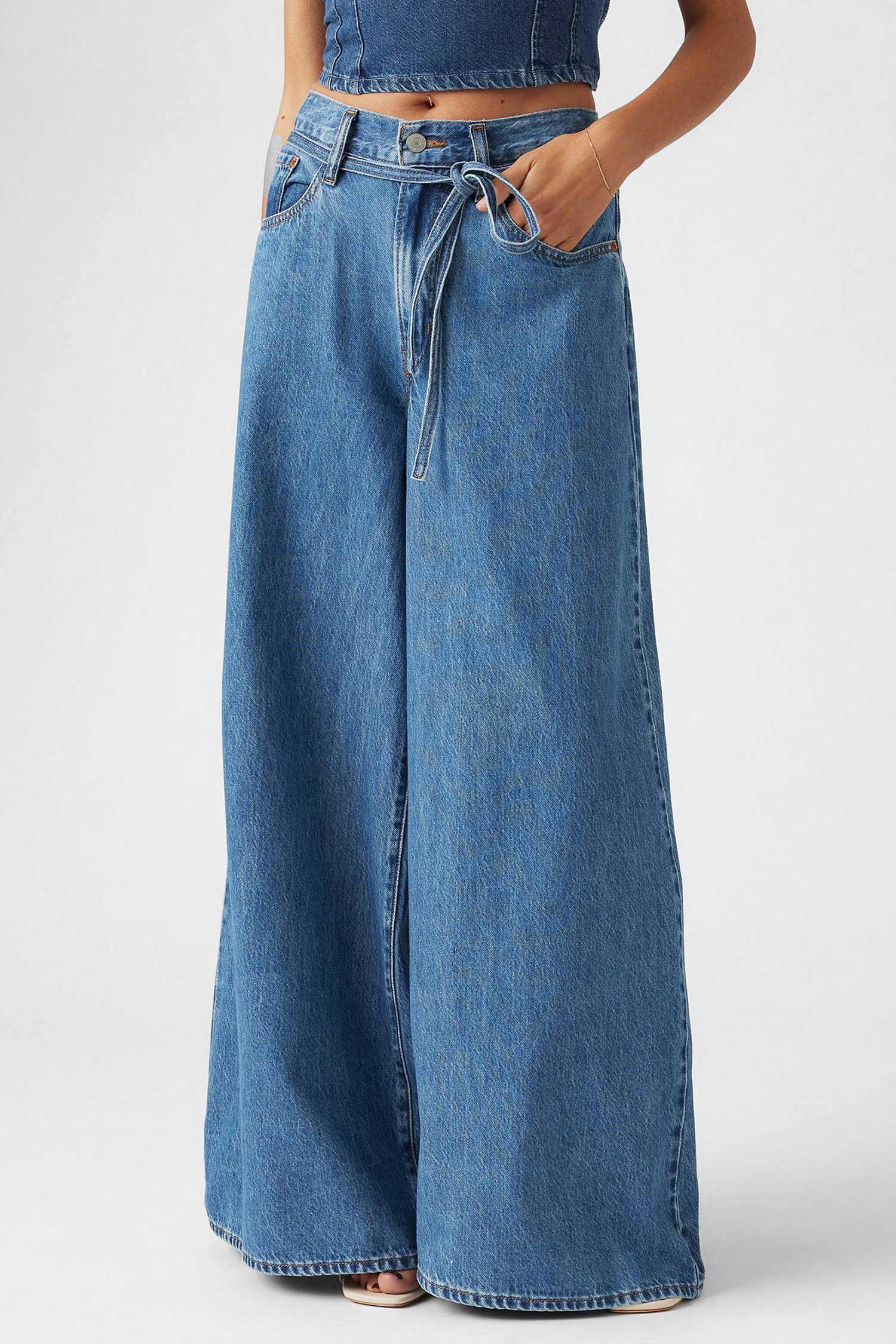 Женские синие джинсы XL Superwide Levi’s® 001T3;0002