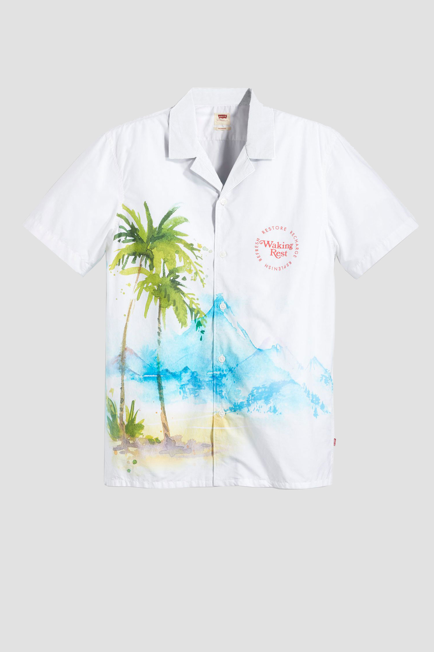 Мужская белая рубашка Levi’s® A4628;0002