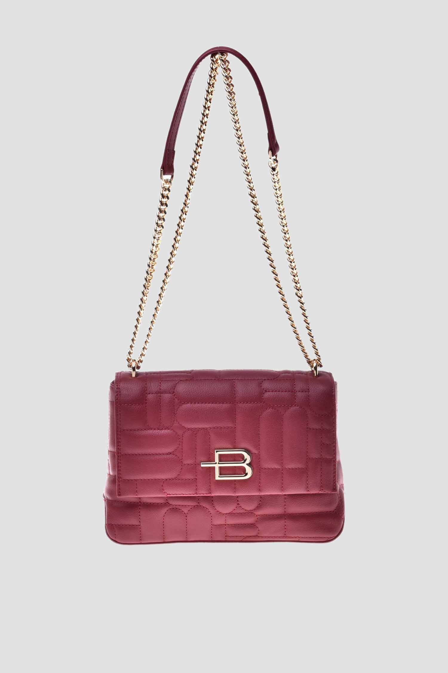 Женская красная кожаная сумка Baldinini B4B116XXBICN;7080