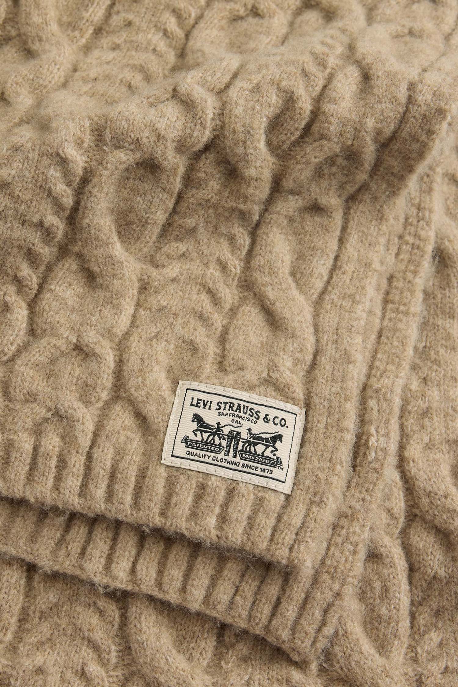Жіночий бежевий шарф Levi’s® 004D6;0001