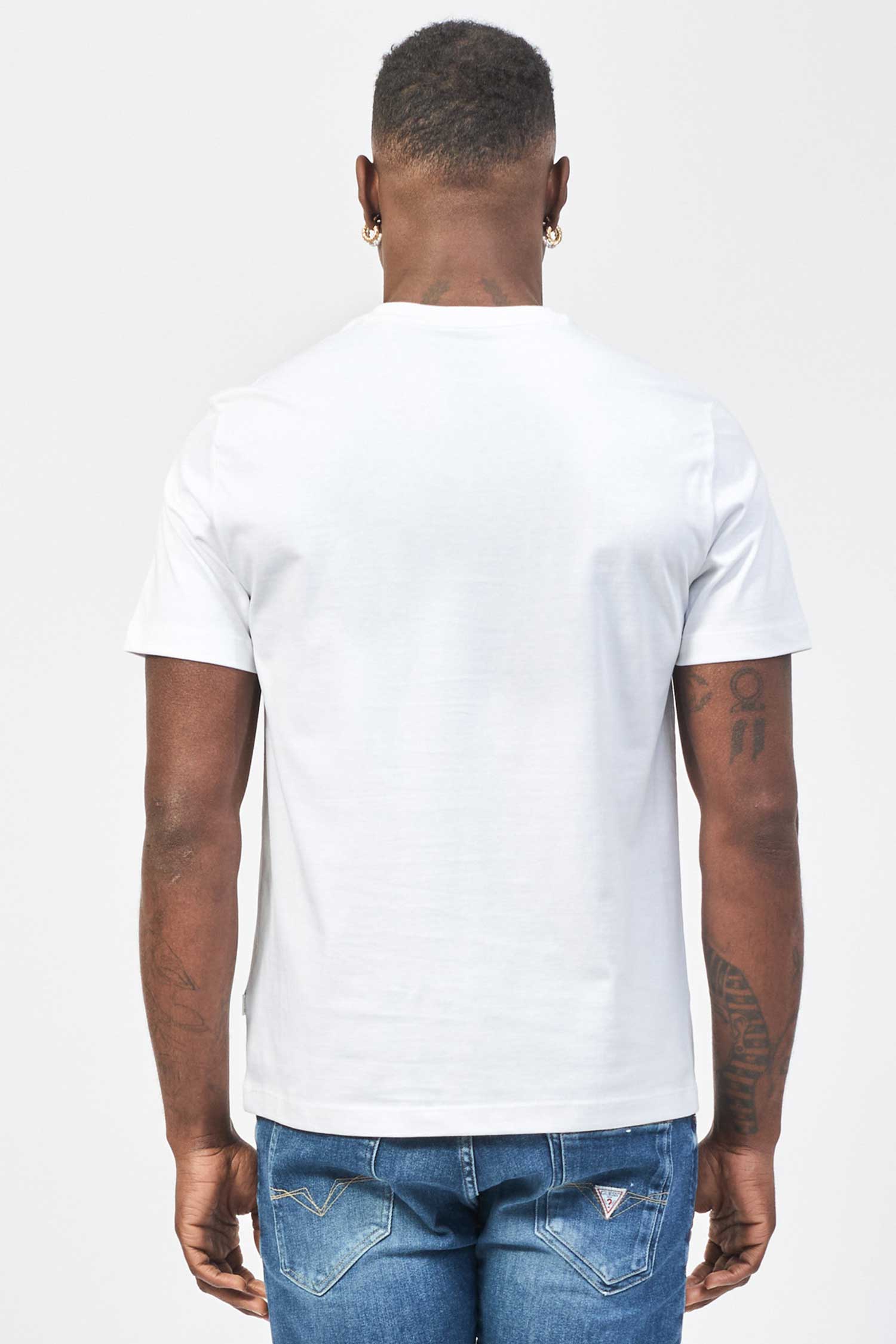 Мужская белая футболка Guess Jeans M5GI55.K8FQ4;G011