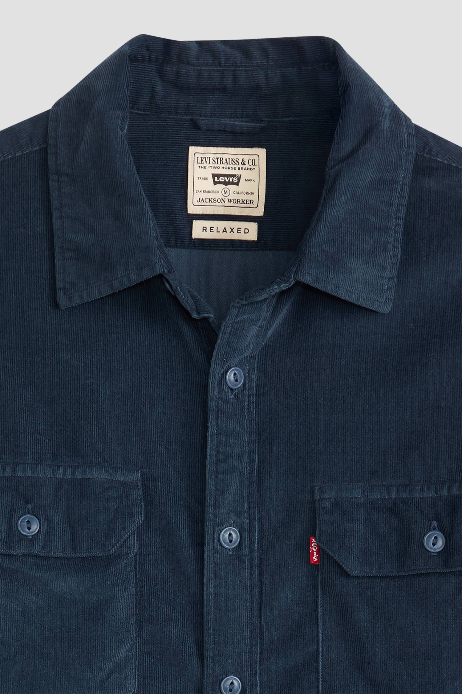 Мужская темно-синяя вельветовая рубашка Levi’s® 19573;0276