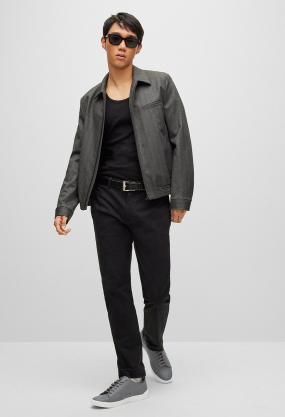 Мужские черные чиносы HUGO 50468314;001 — Ultrashop