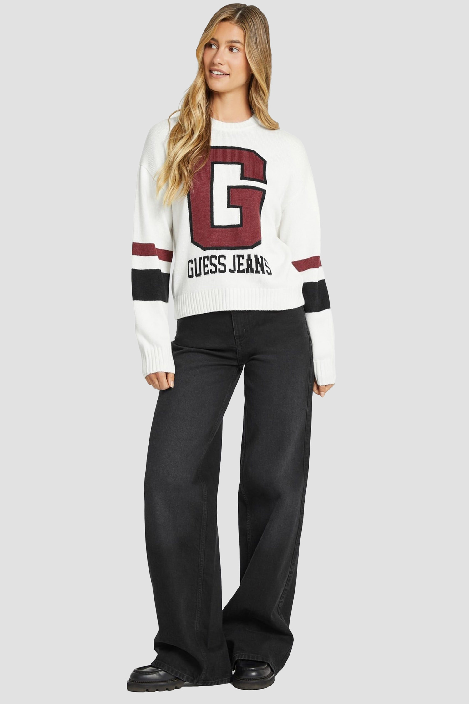 Жіночий білий джемпер Guess Jeans W4BR11.Z3HN2;G293
