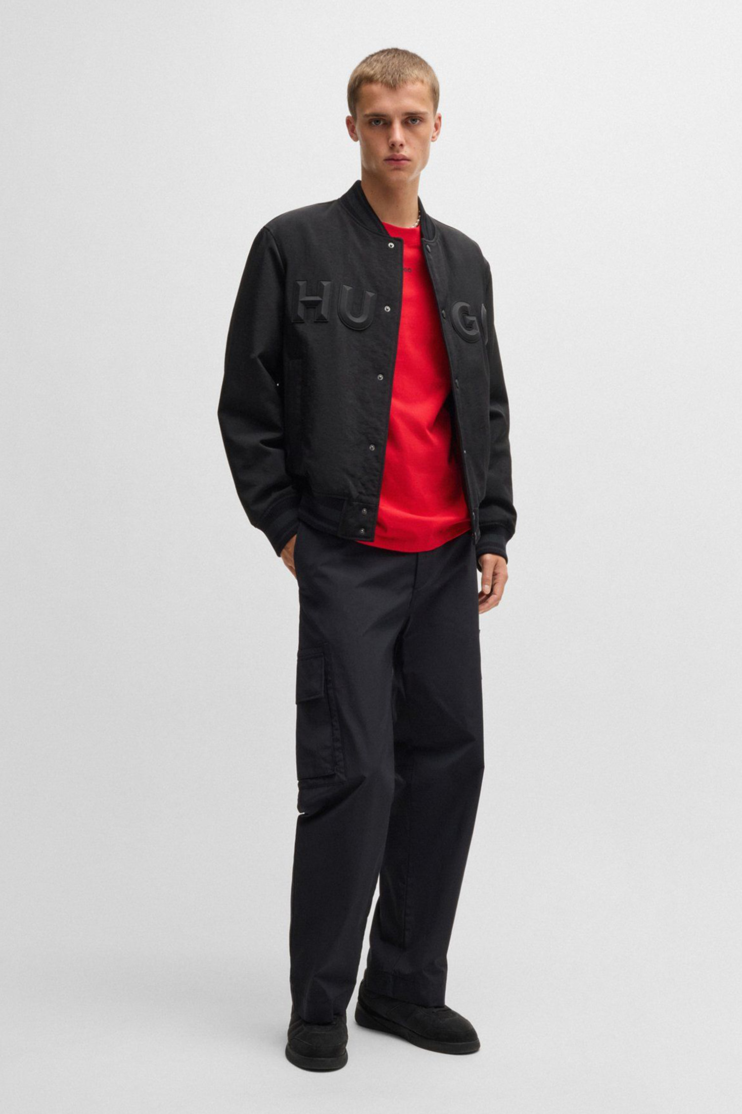 Чоловіча червона футболка HUGO 50488330;693