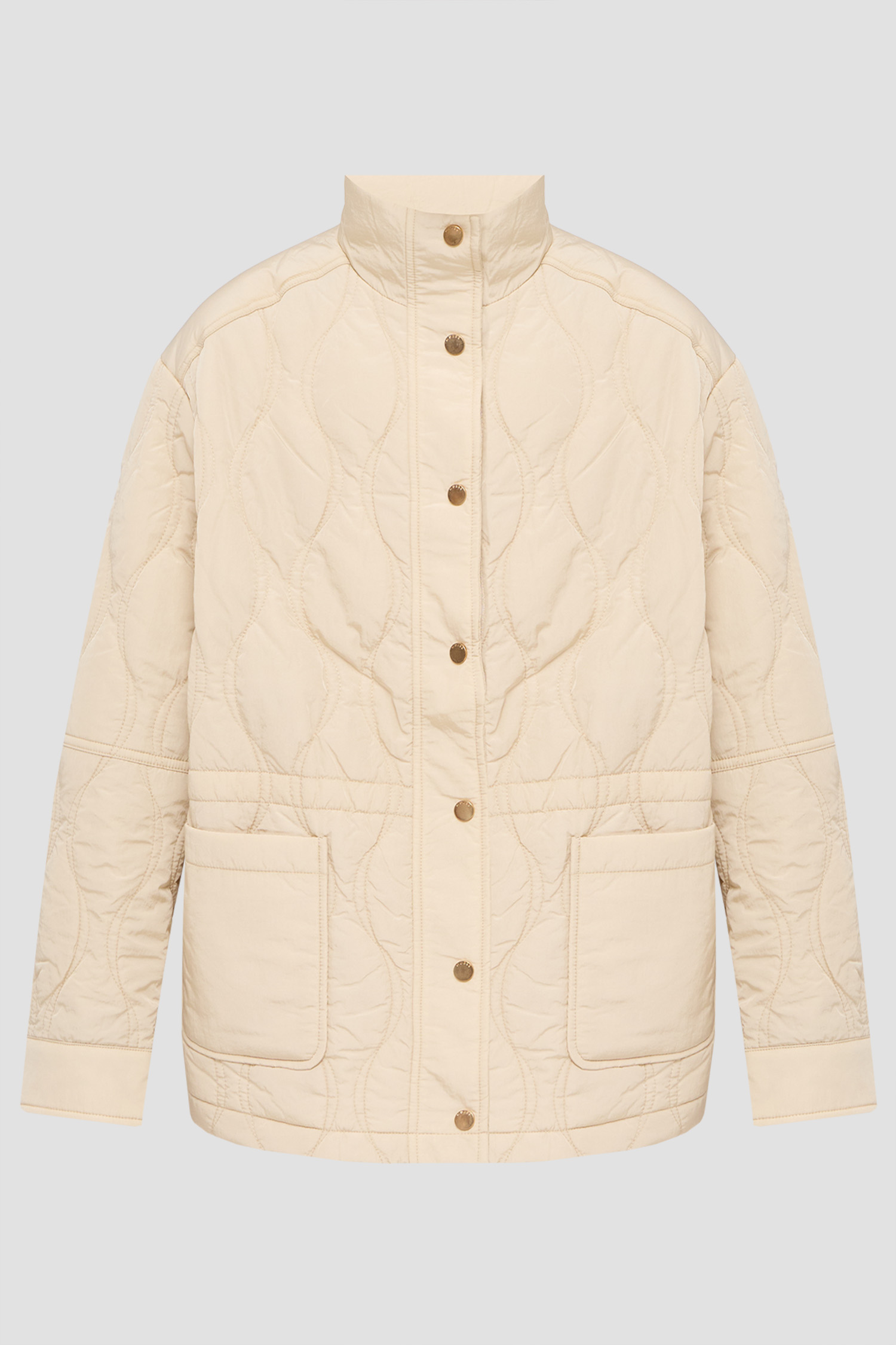 Жіноча біла куртка Guess W6YL11.W2880;G1M5