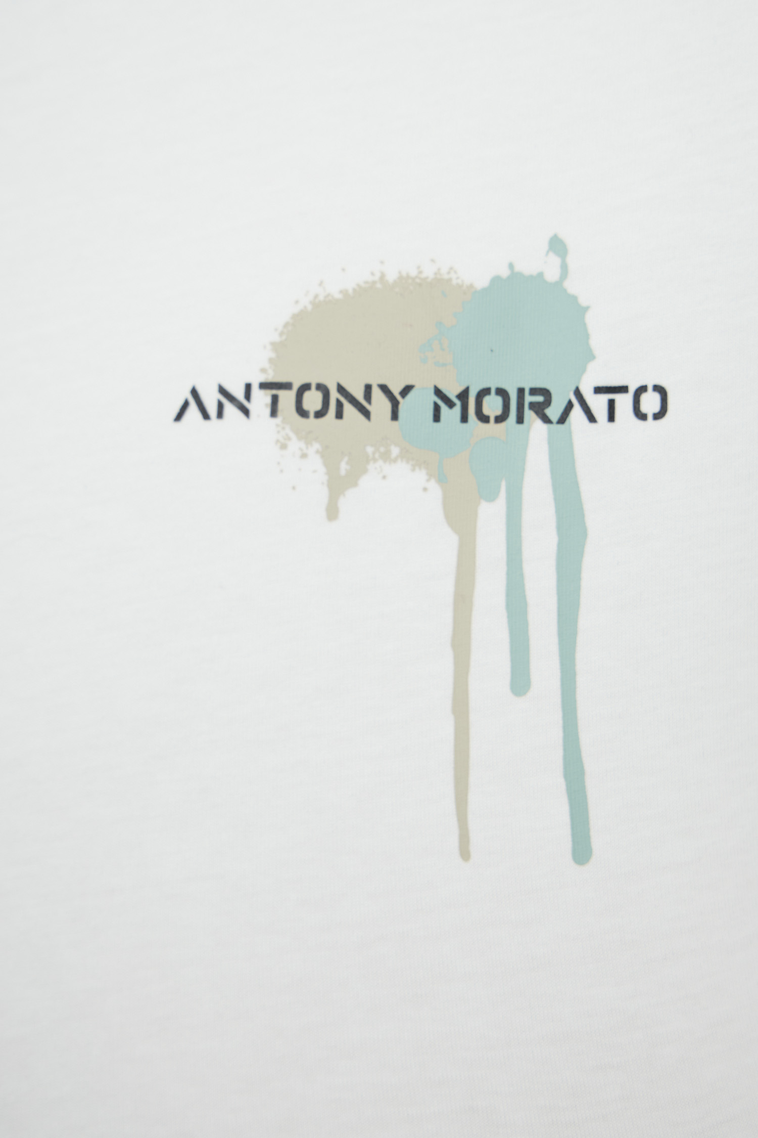 Чоловіча біла футболка Antony Morato MMKS02670.FA100144;1011