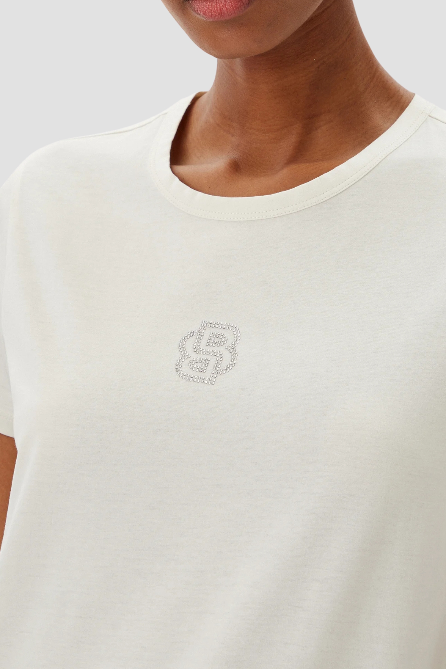 Женская белая футболка BOSS 50537598;118