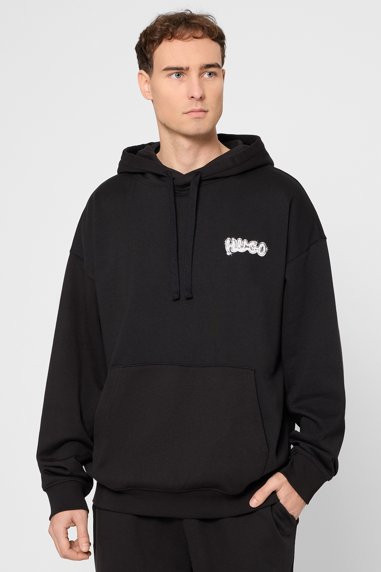 Чоловіче чорне худі HUGO BLUE 50549212;001