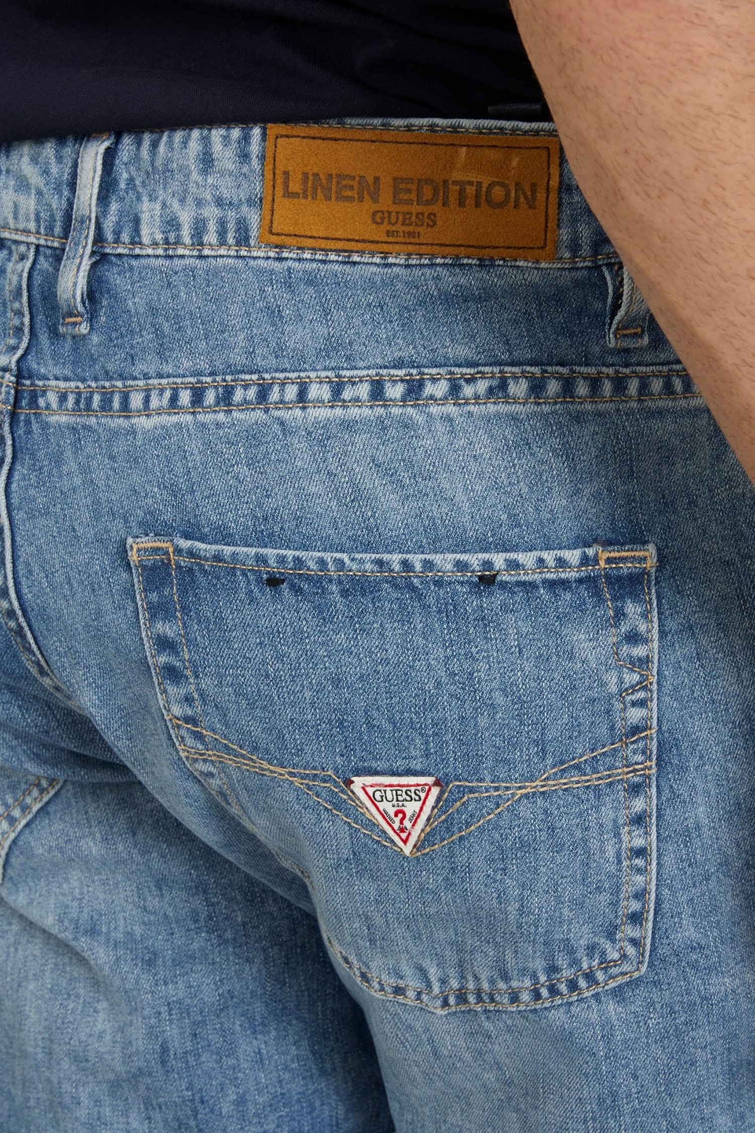 Чоловічі блакитні джинси Guess M4GA31.D5AY2;EXPE