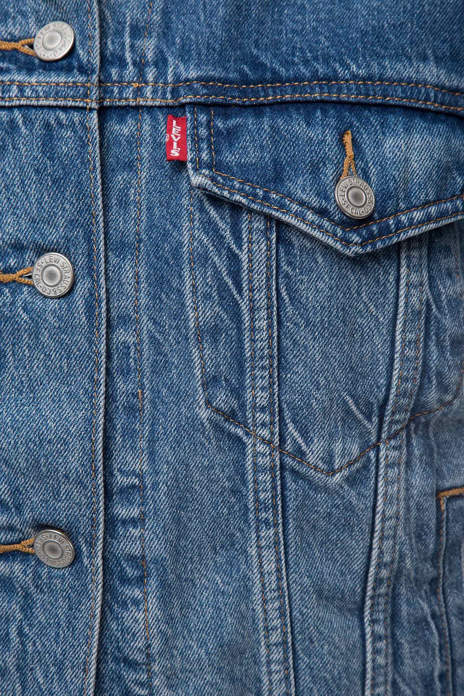Женская голубая джинсовая куртка Levi’s® 29944;0055