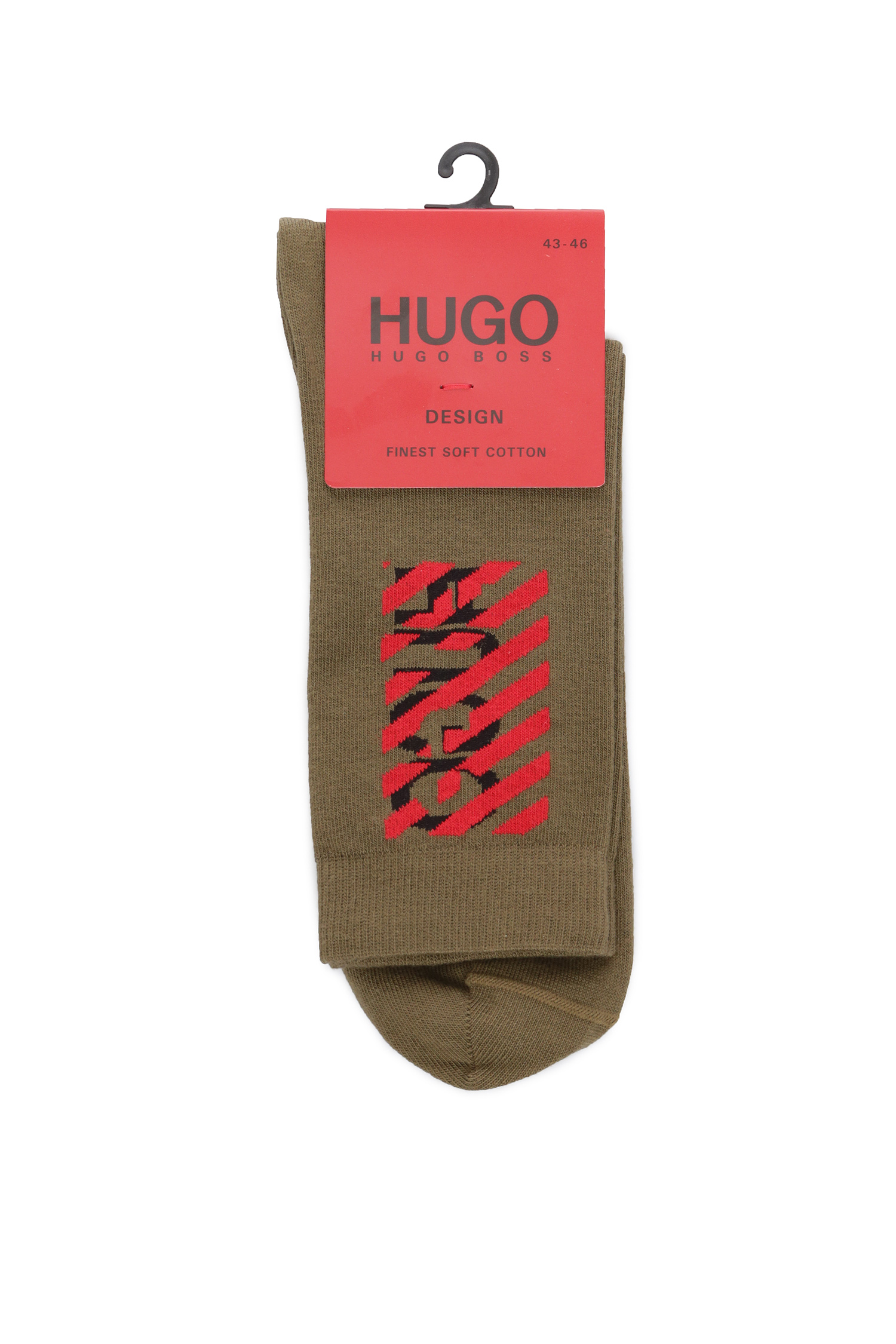Мужские зеленые носки HUGO 50416639;303