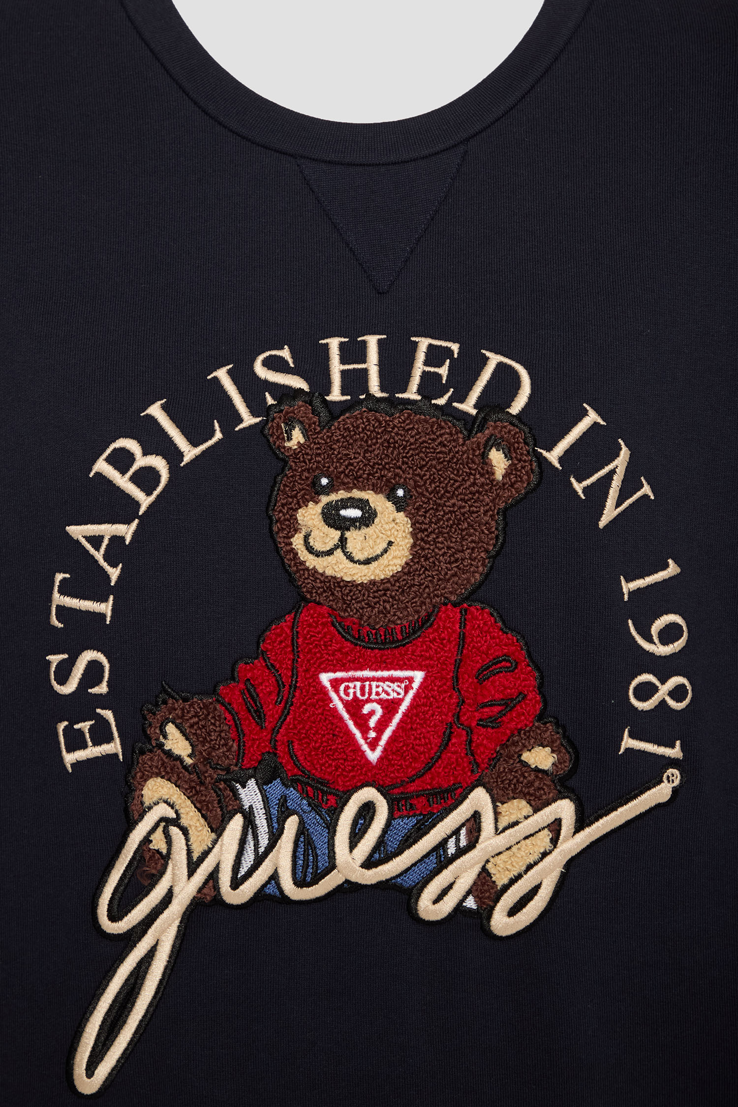 Детский темно-синий свитшот Guess Kids H5RJ01.KAD74;G7V2
