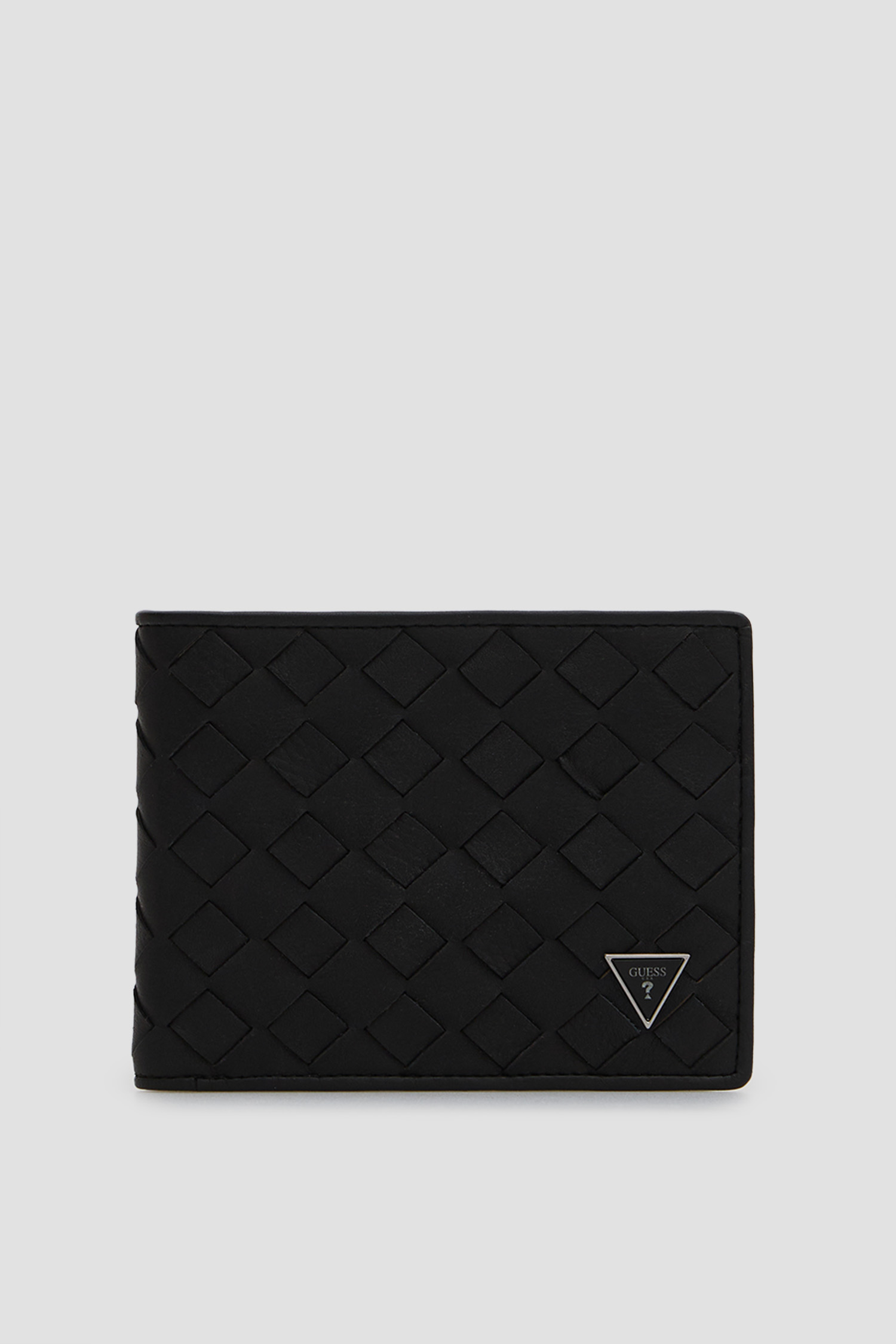 Мужской черный кошелек Guess SMTONA.LEA20;BLA