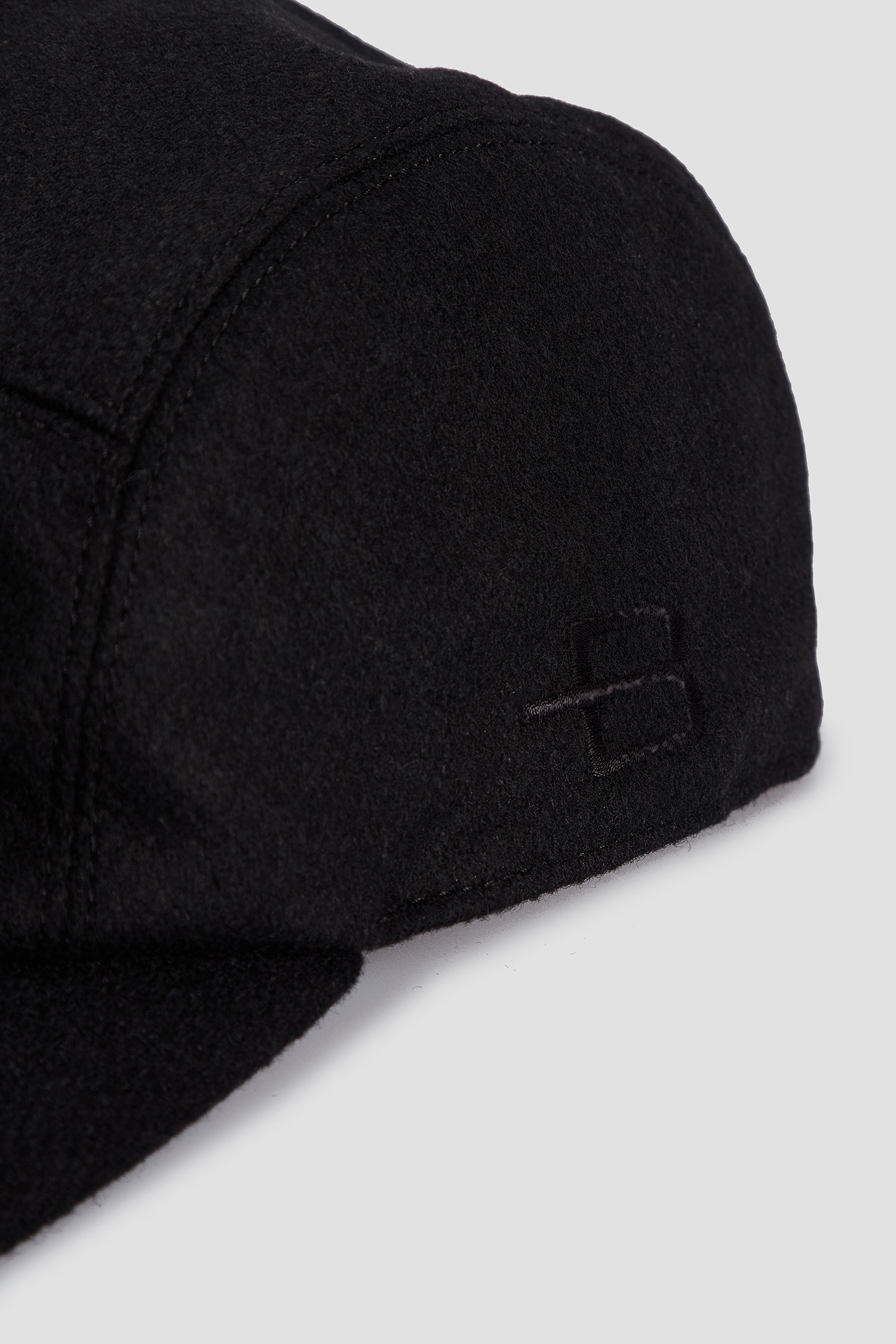 Мужская черная шерстяная кепка BALDININI M3A001XXLANA;0000