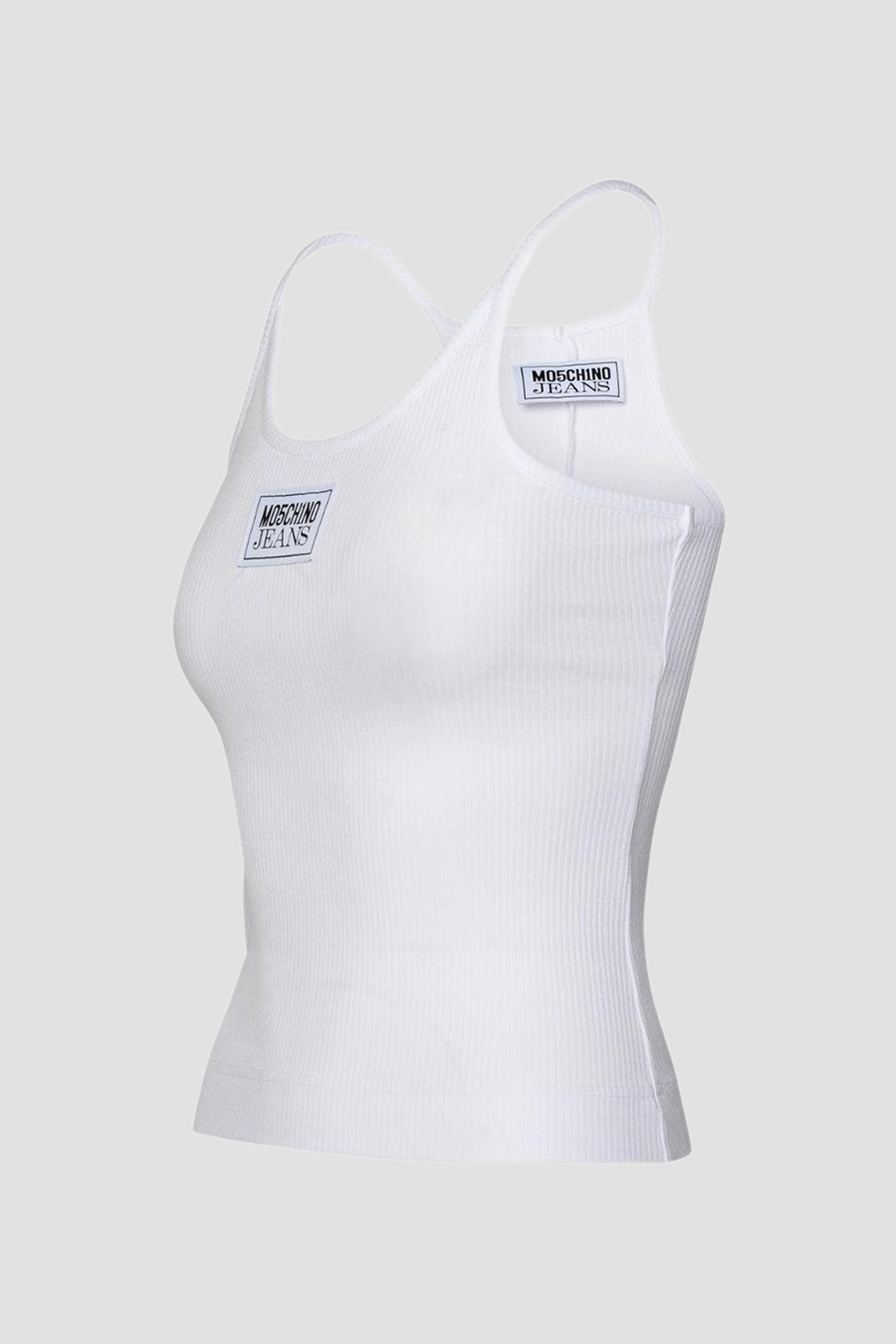 Женская белая майка Moschino A0809.3259;0001