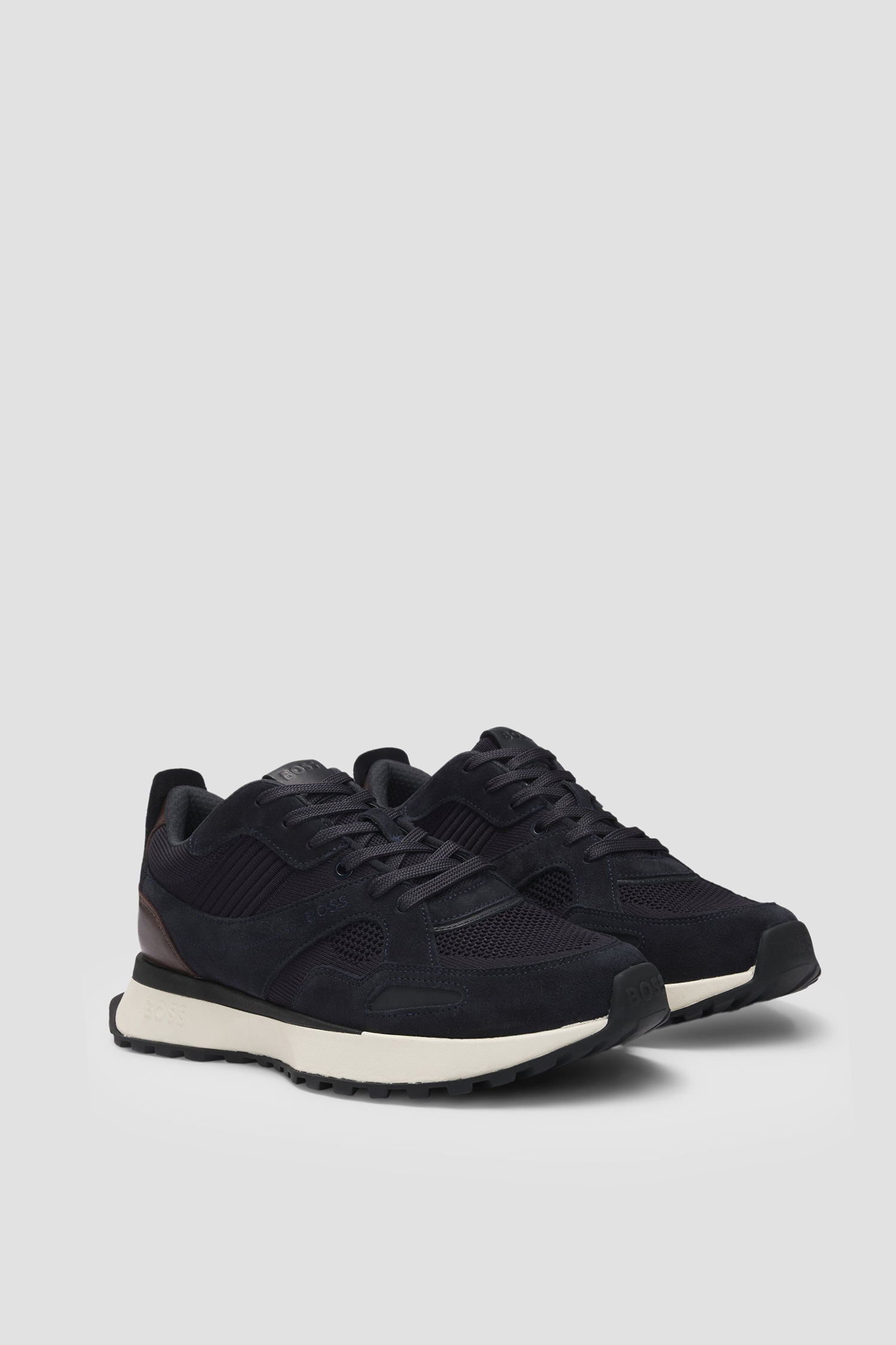 Мужские темно-синие кроссовки BOSS 50542119;402