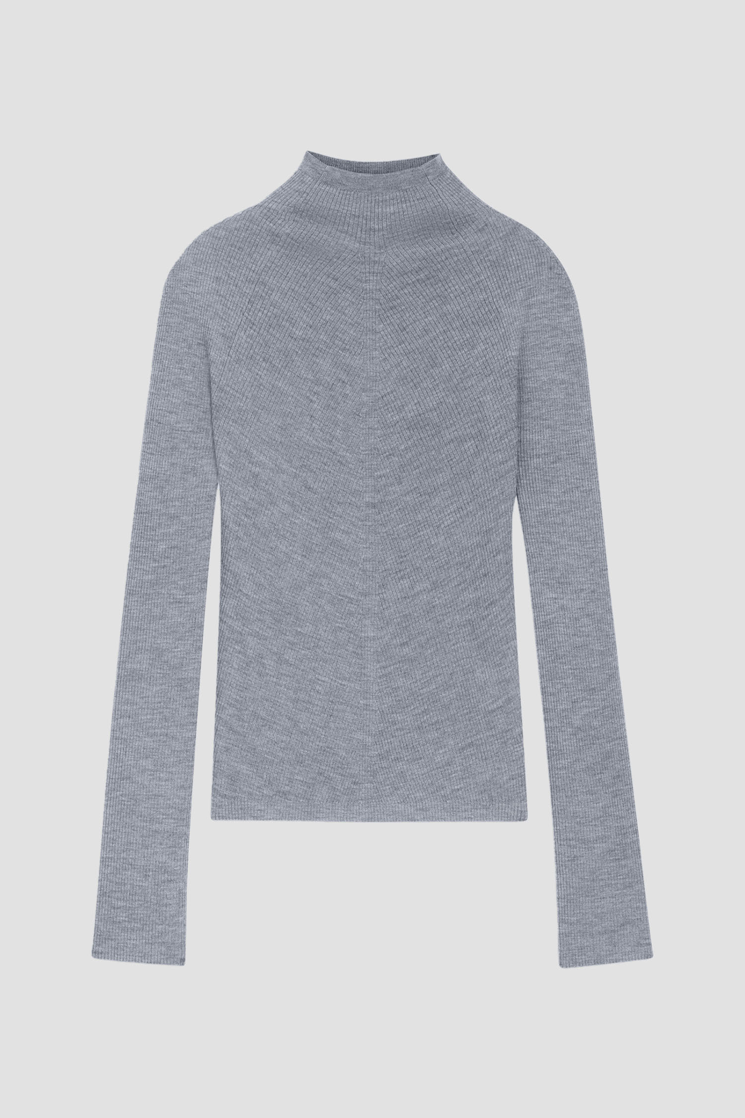 Жіночий сірий вовняний джемпер BOSS 50549166;058