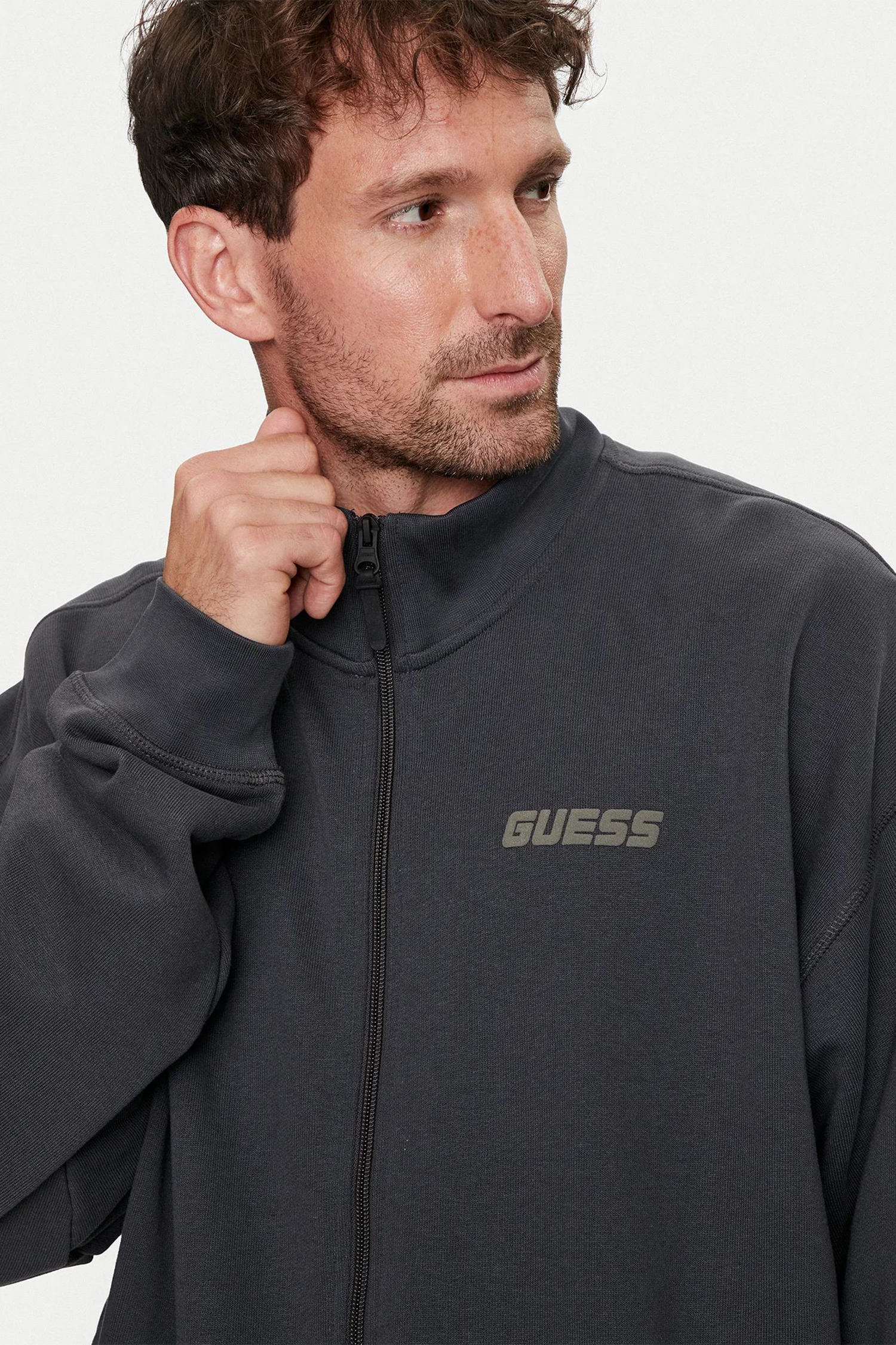 Мужская серая спортивная кофта Guess Z4YQ01.KAIJ1;A91E