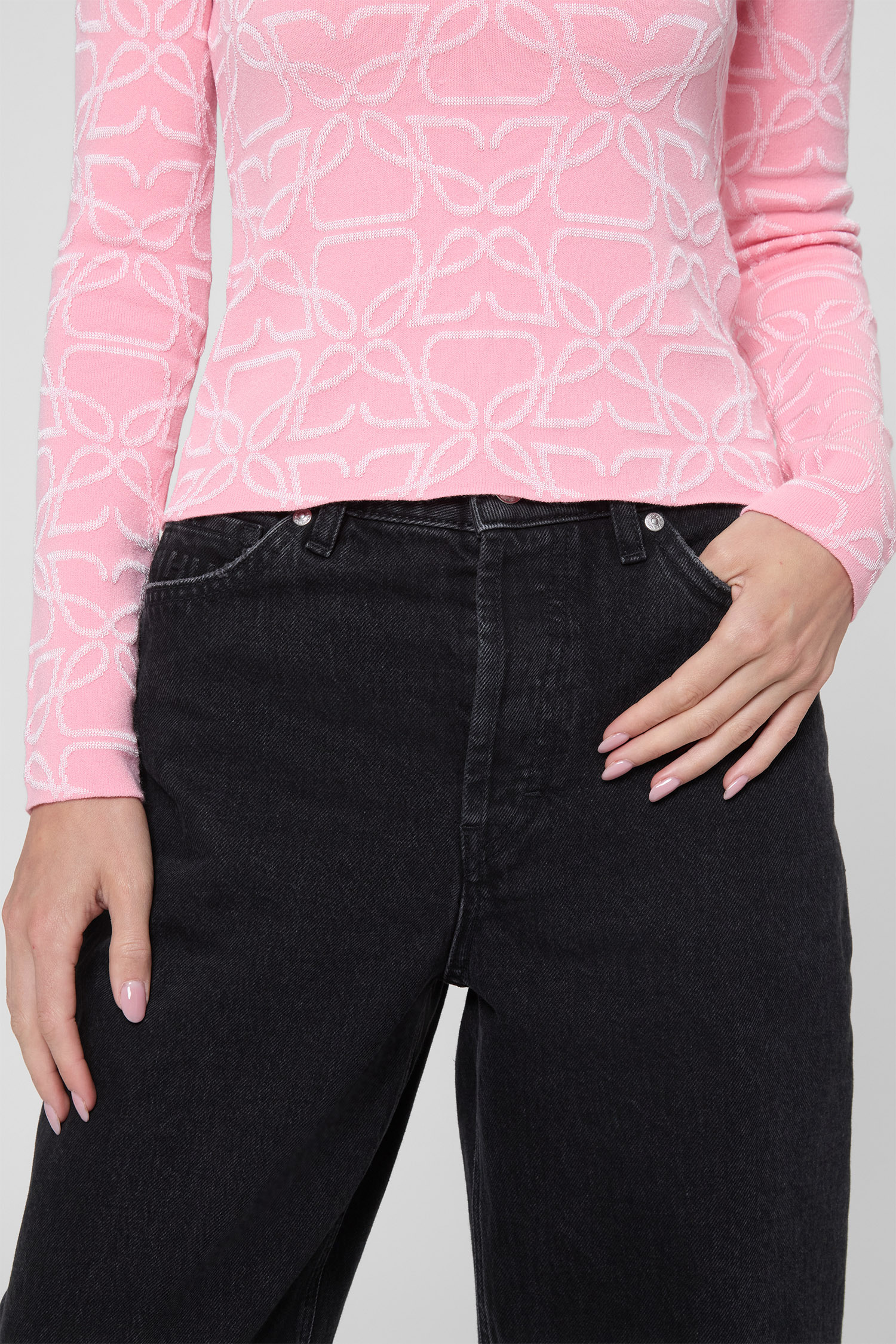 Женские черные джинсы HUGO 50544027;001