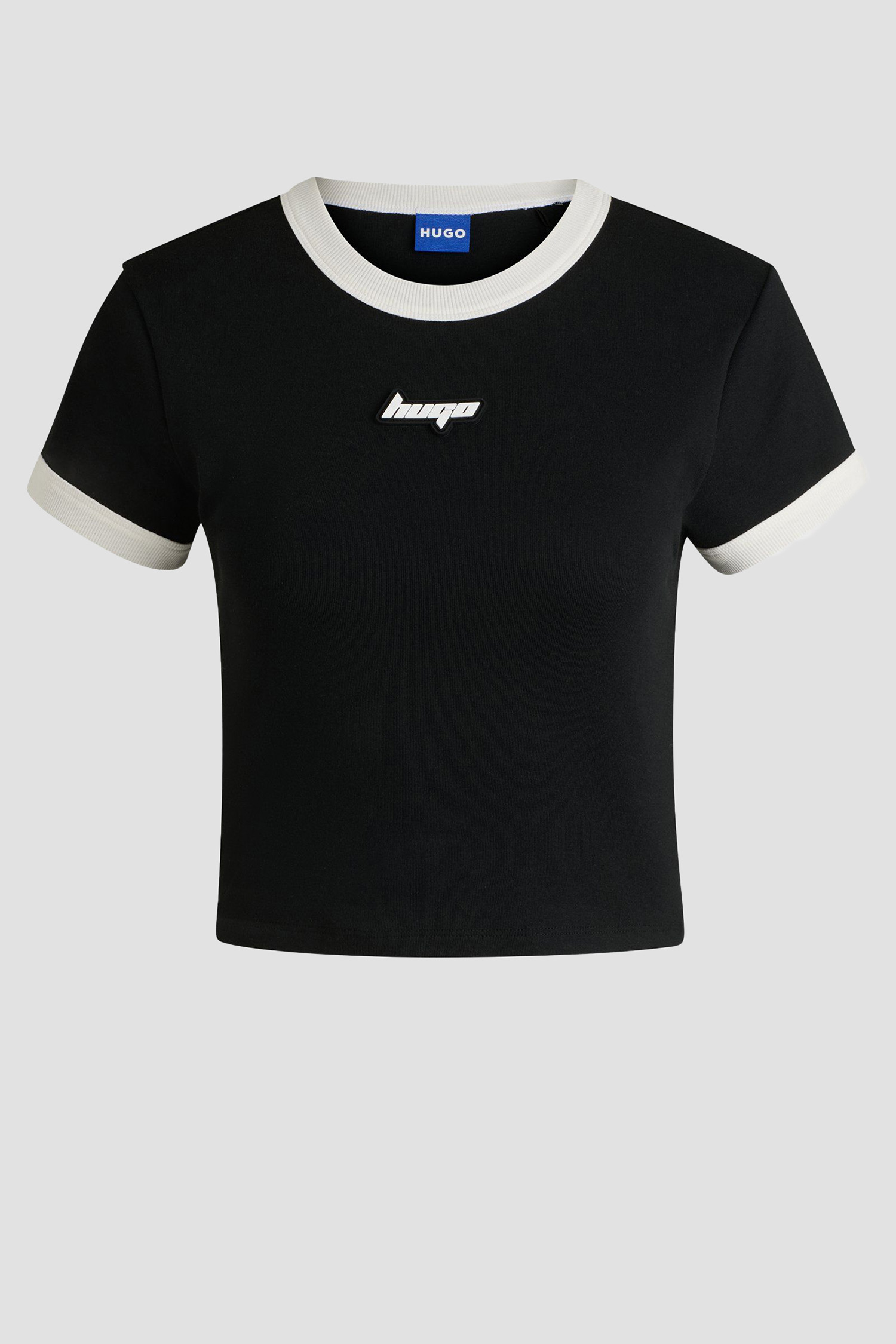 Женская черная футболка HUGO BLUE 50537476;001